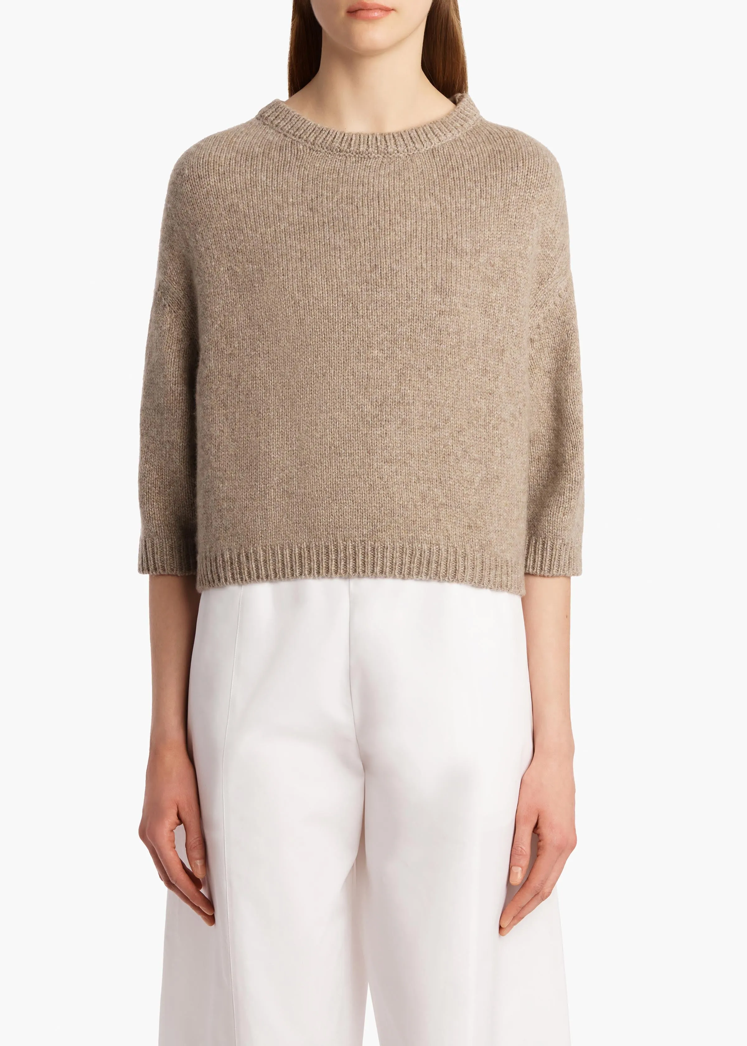 Sabina Sweater in Sepia sold by KHAITE product image thumbnail 3