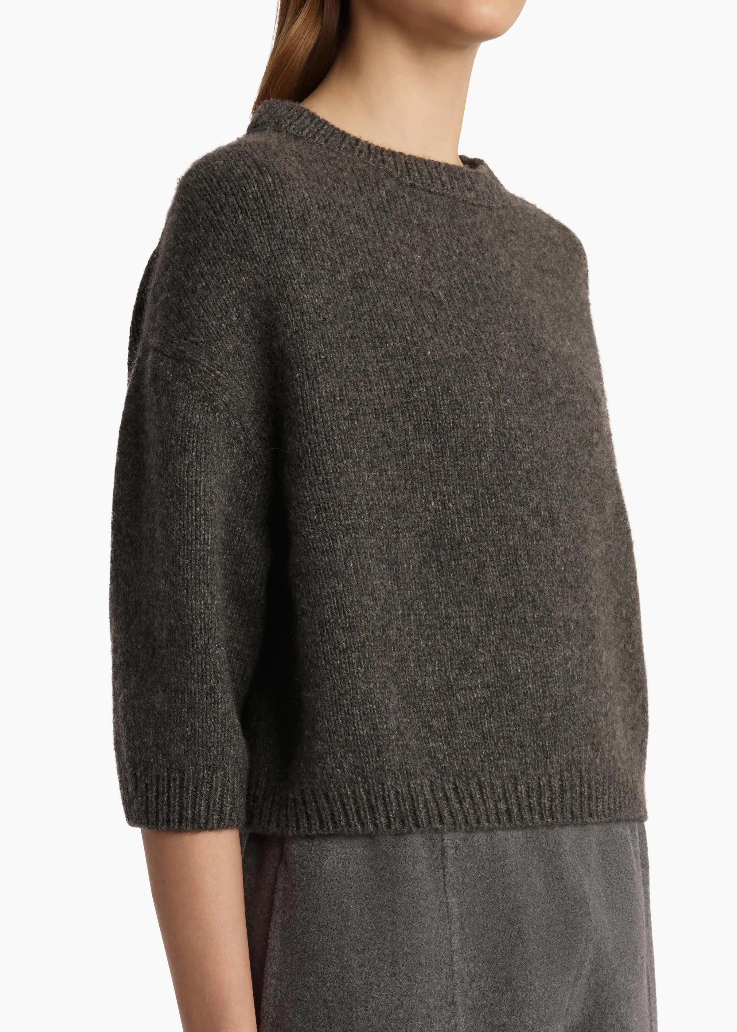 Sabina Sweater in Stone sold by KHAITE product image thumbnail 5