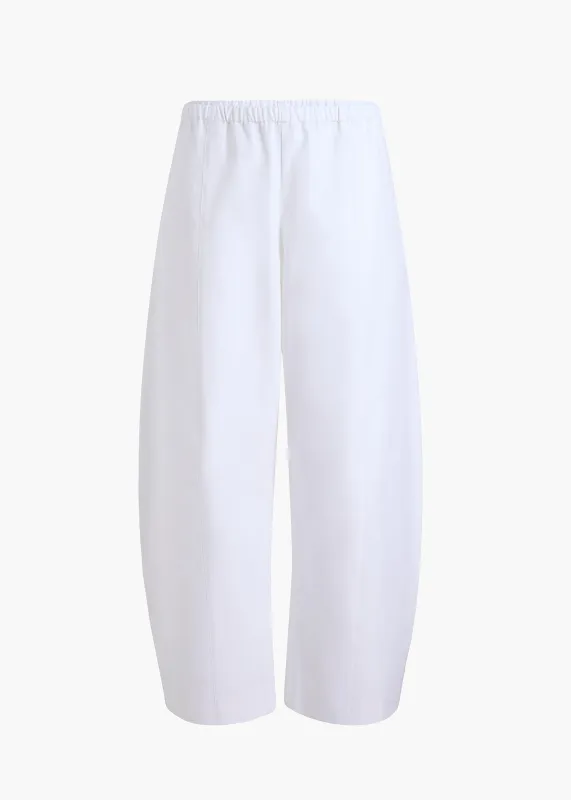 Clover Pant in White sold by KHAITE