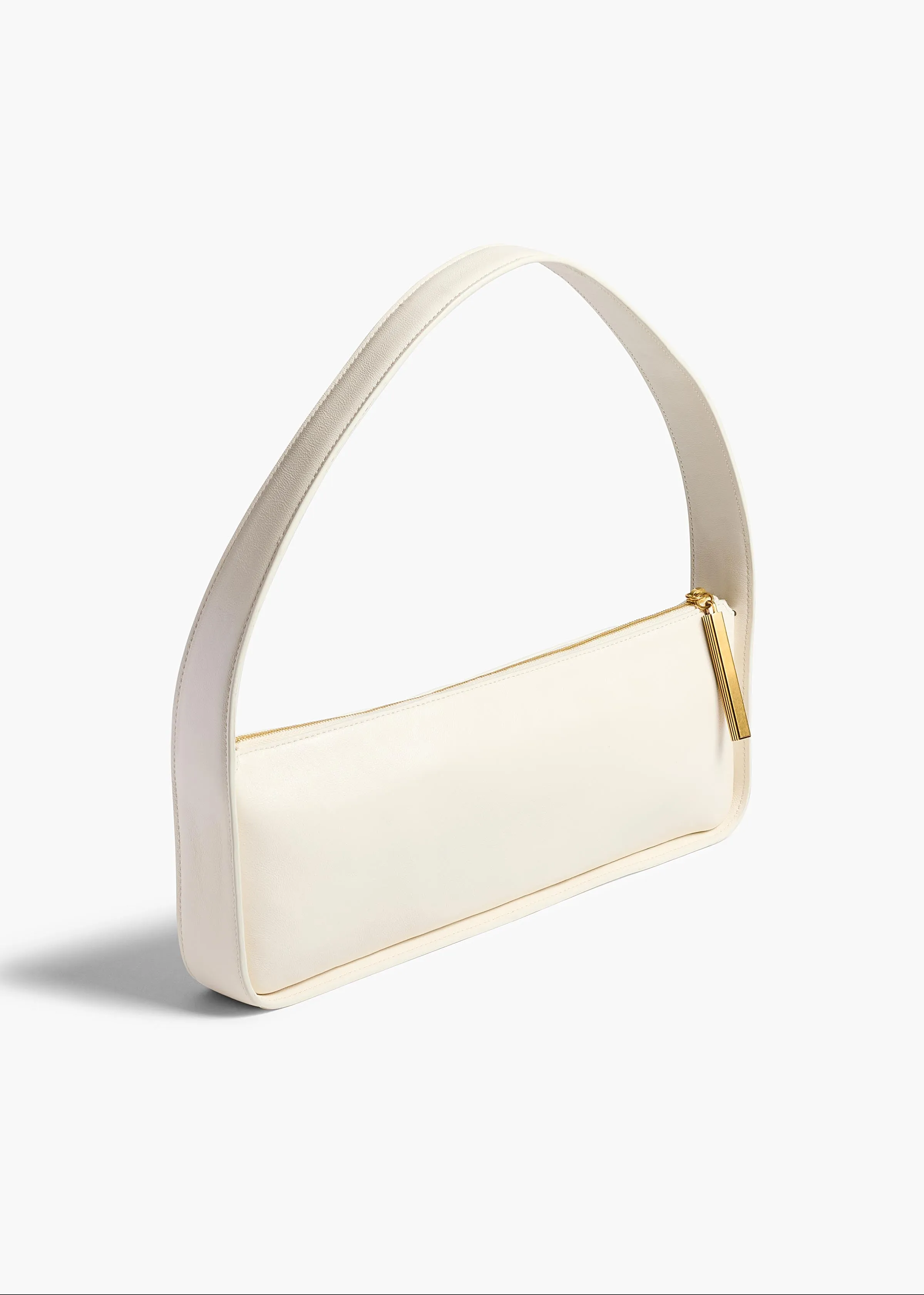 Lori Baguette Bag in Cream Crackle Patent Leather sold by KHAITE product image thumbnail 2