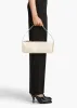 Lori Baguette Bag in Cream Crackle Patent Leather sold by KHAITE