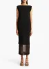 Malik Dress in Black sold by KHAITE