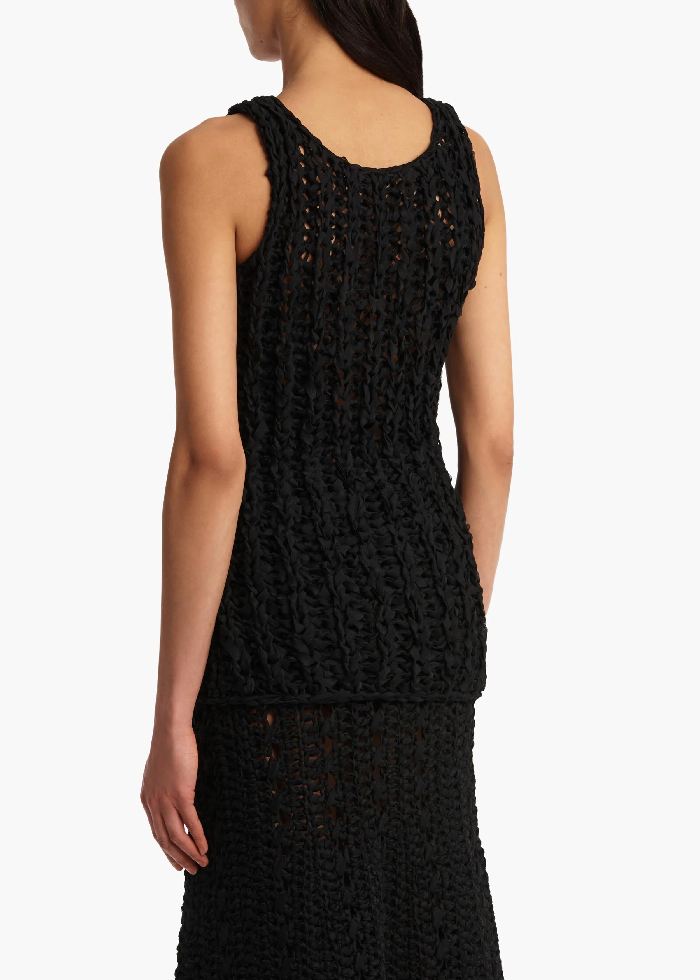 Evita Top in Black sold by KHAITE product image thumbnail 4