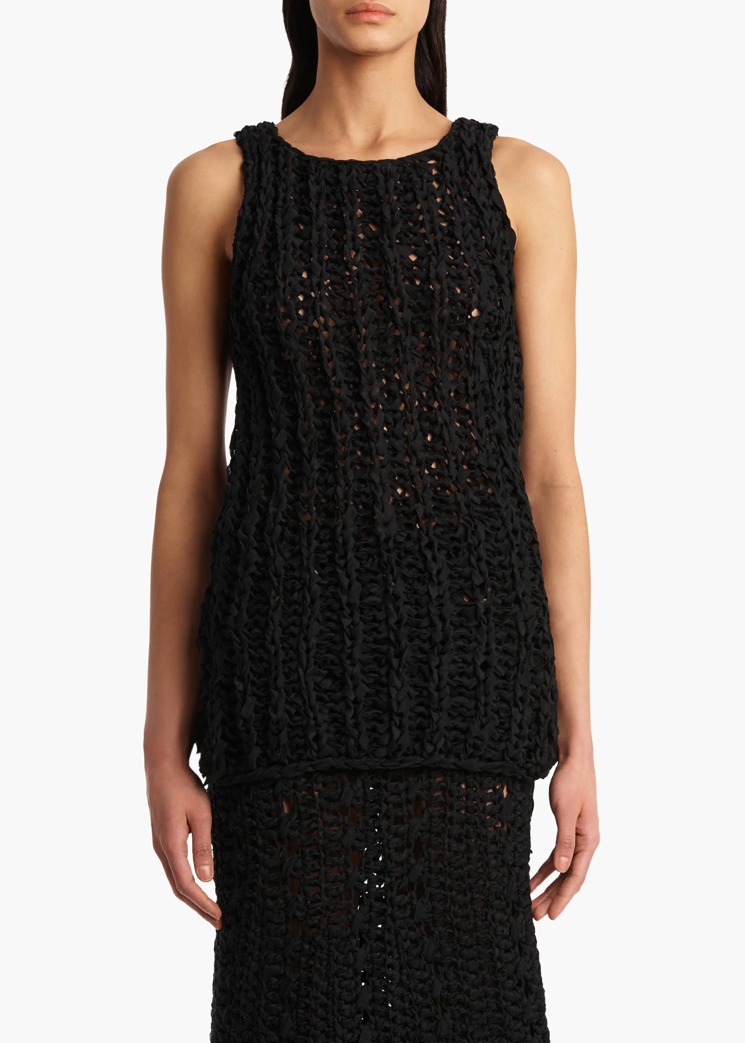Evita Top in Black sold by KHAITE product image thumbnail 3