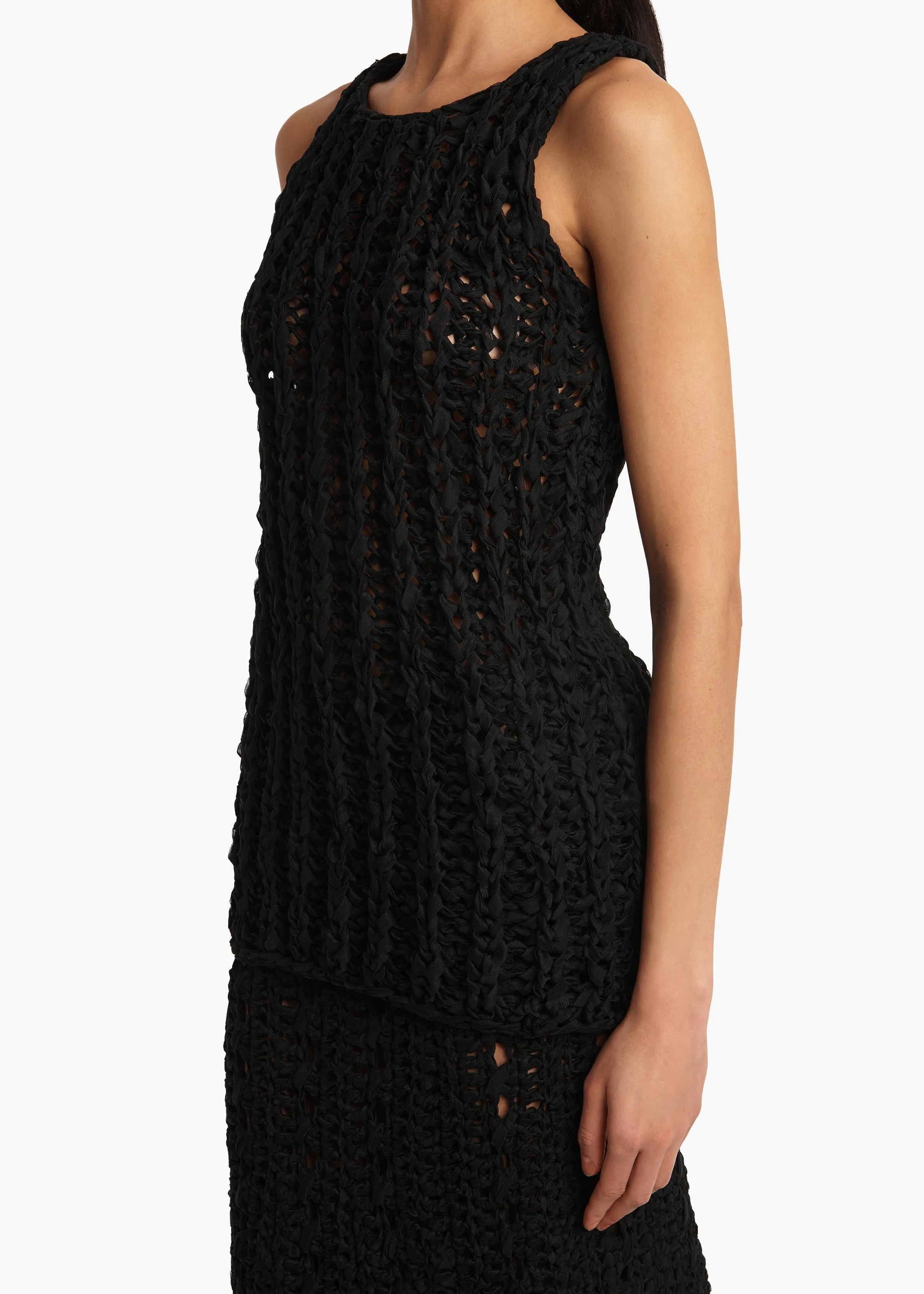 Evita Top in Black sold by KHAITE product image thumbnail 5