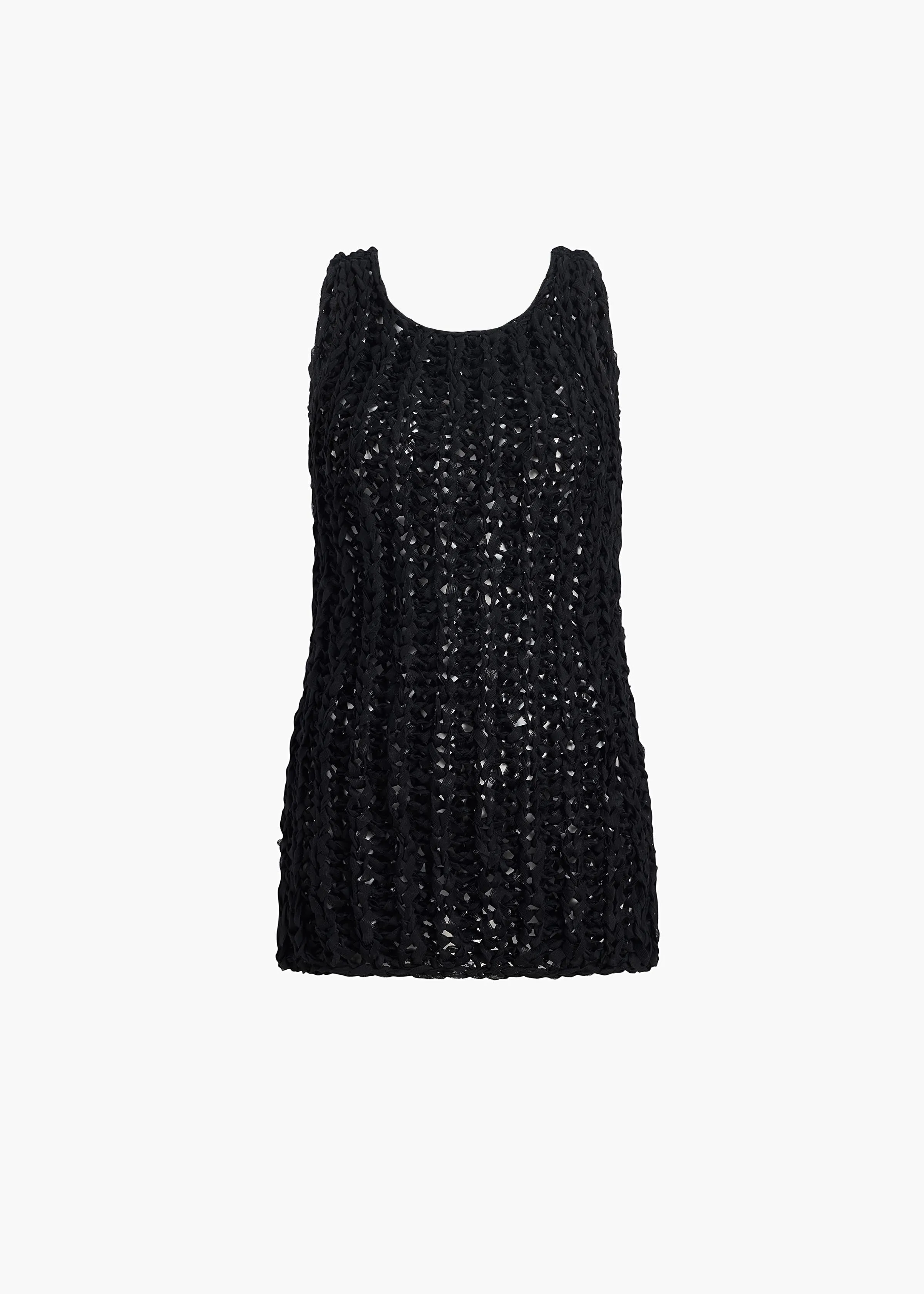 Evita Top in Black sold by KHAITE