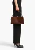 Cate Bag in Rust Haircalf sold by KHAITE