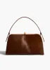 Cate Bag in Rust Haircalf sold by KHAITE