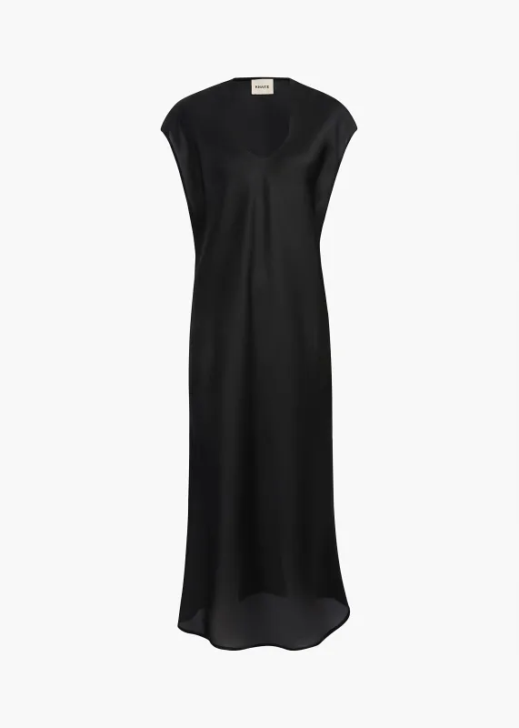 Darby Dress in Black sold by KHAITE