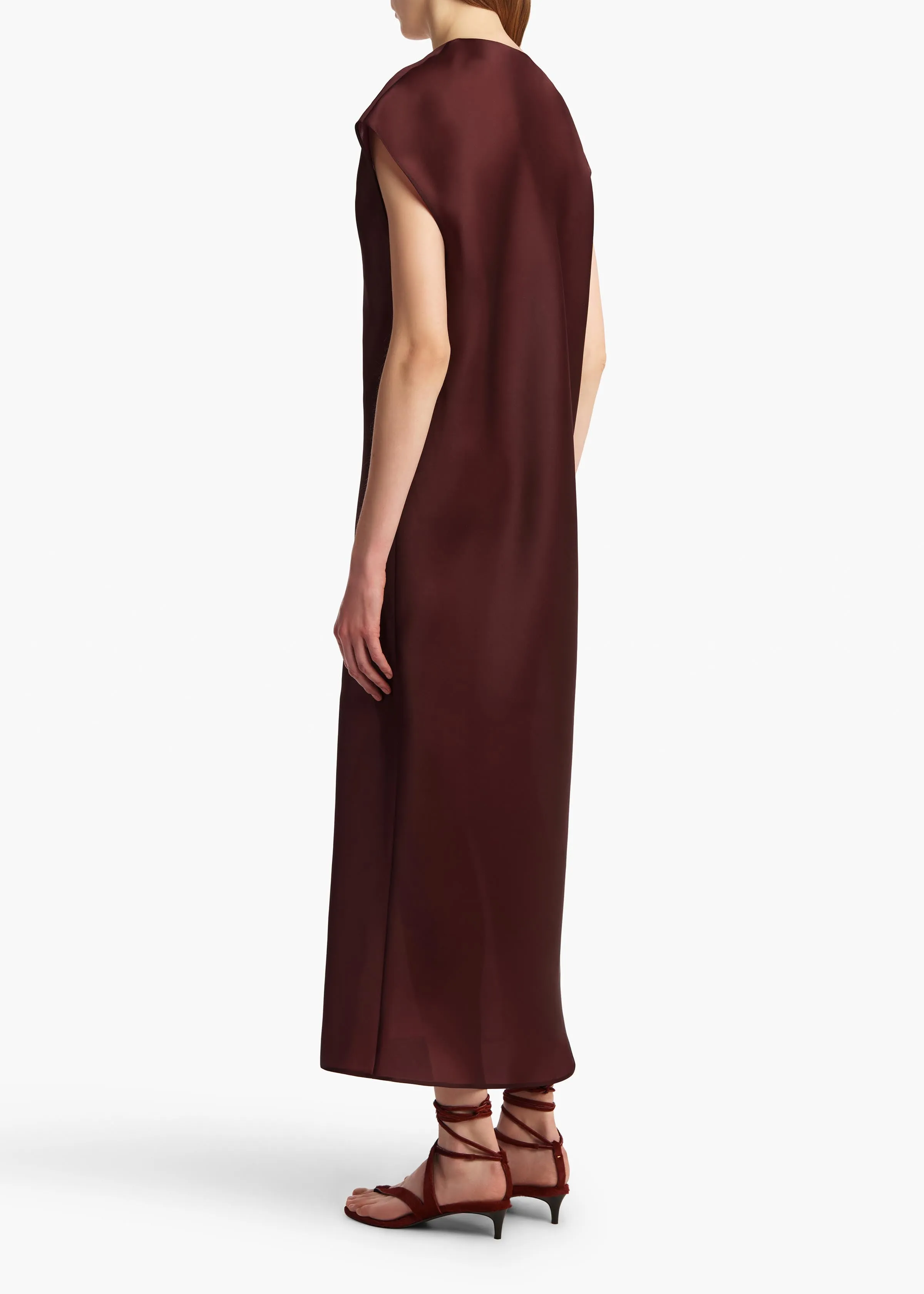 Darby Dress in Almandine sold by KHAITE product image thumbnail 3