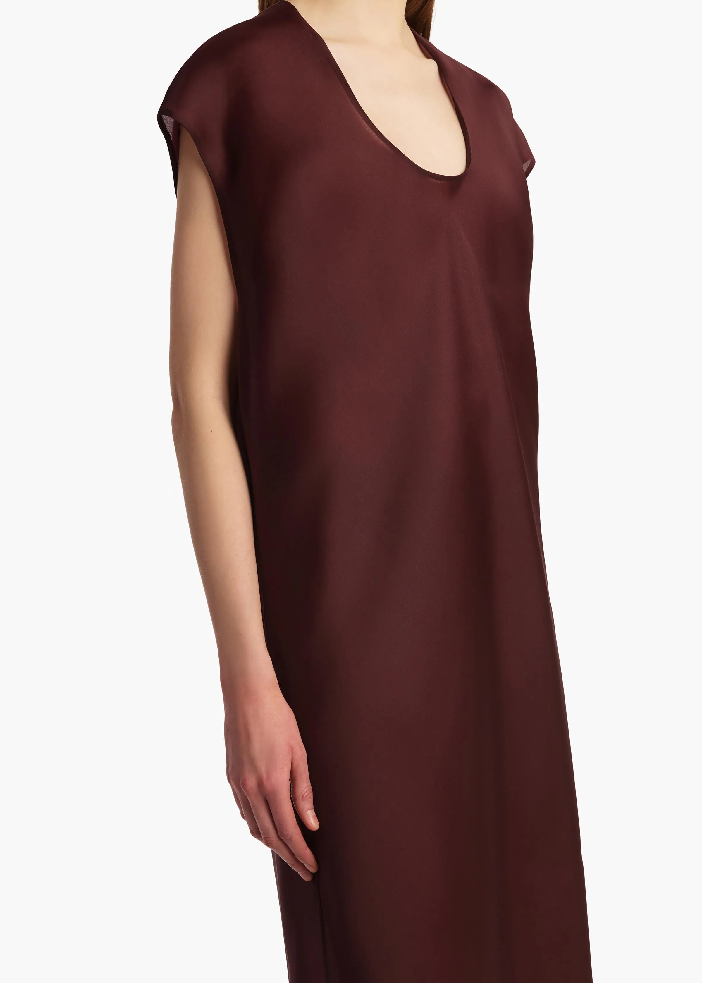 Darby Dress in Almandine sold by KHAITE product image thumbnail 4