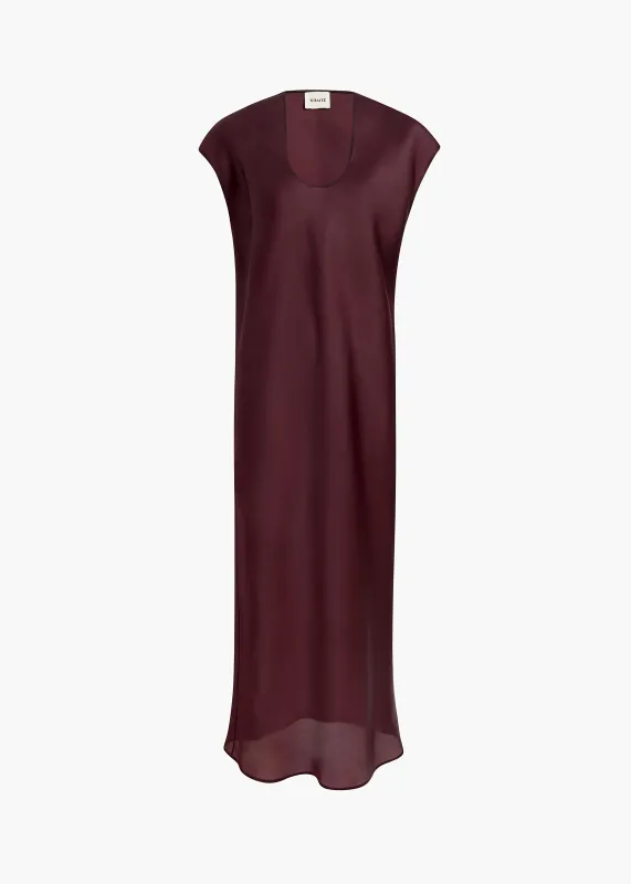 Darby Dress in Almandine sold by KHAITE