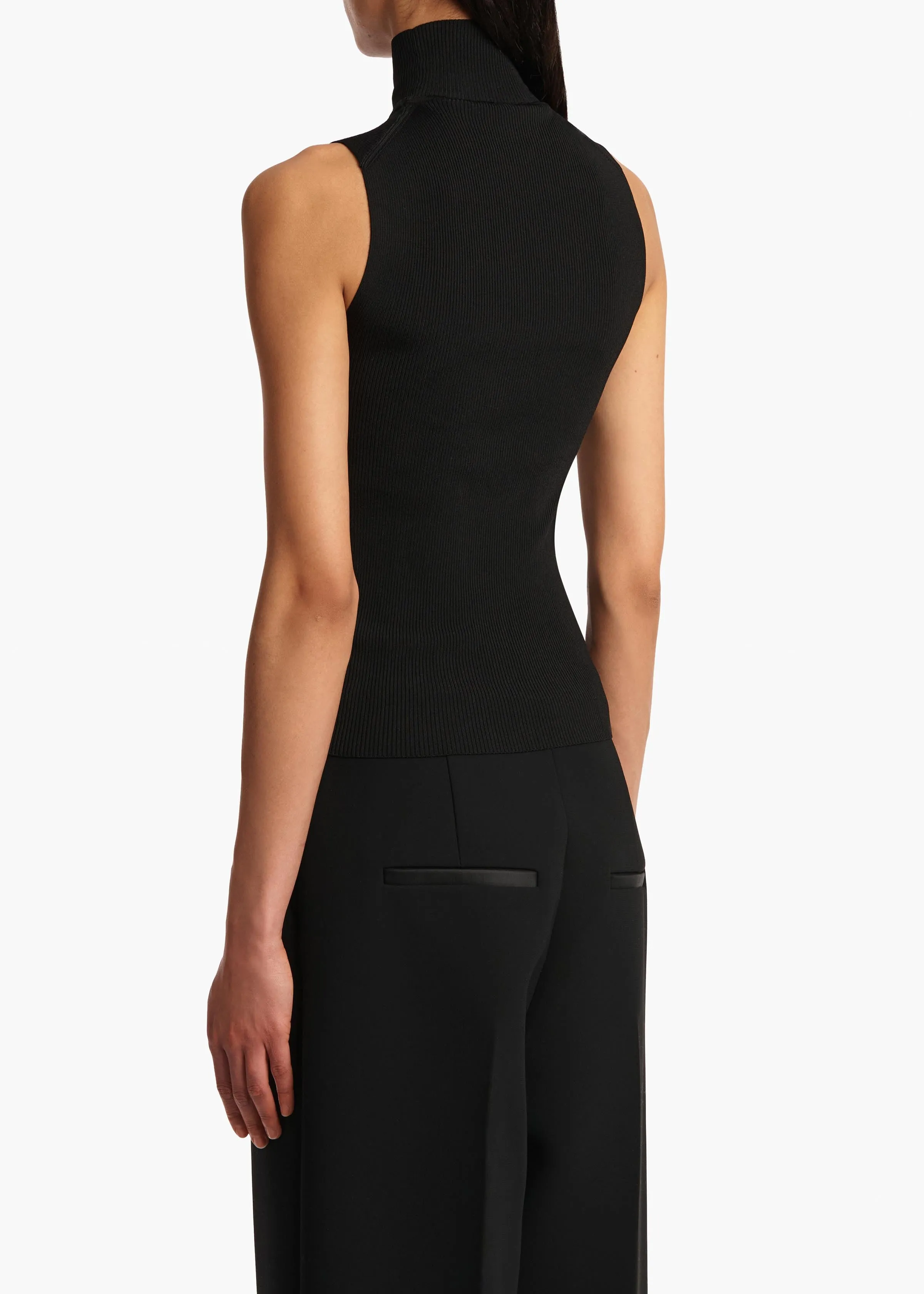 Benita Top in Black sold by KHAITE product image thumbnail 4