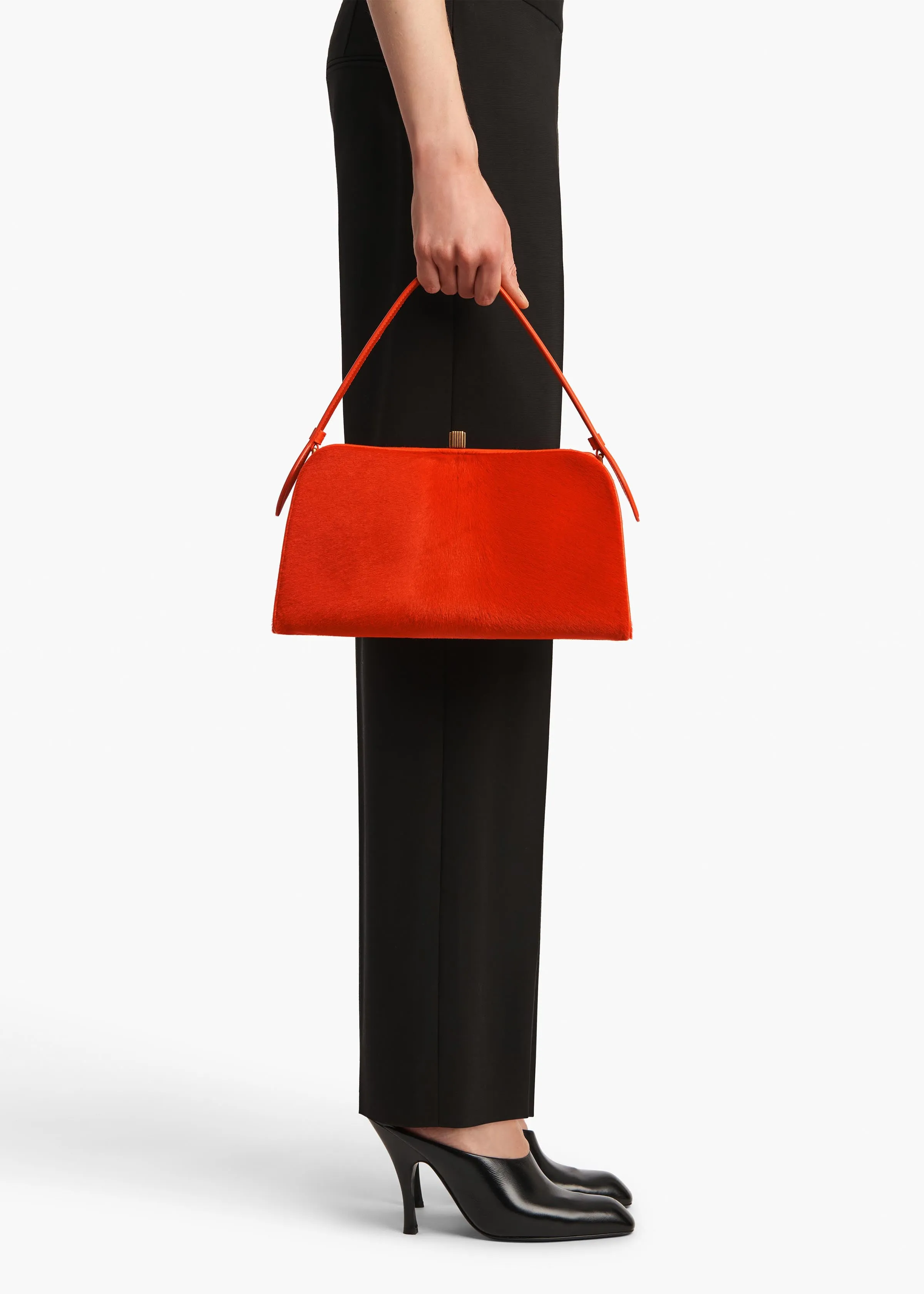 Cate Bag in Persimmon Haircalf sold by KHAITE product image thumbnail 5