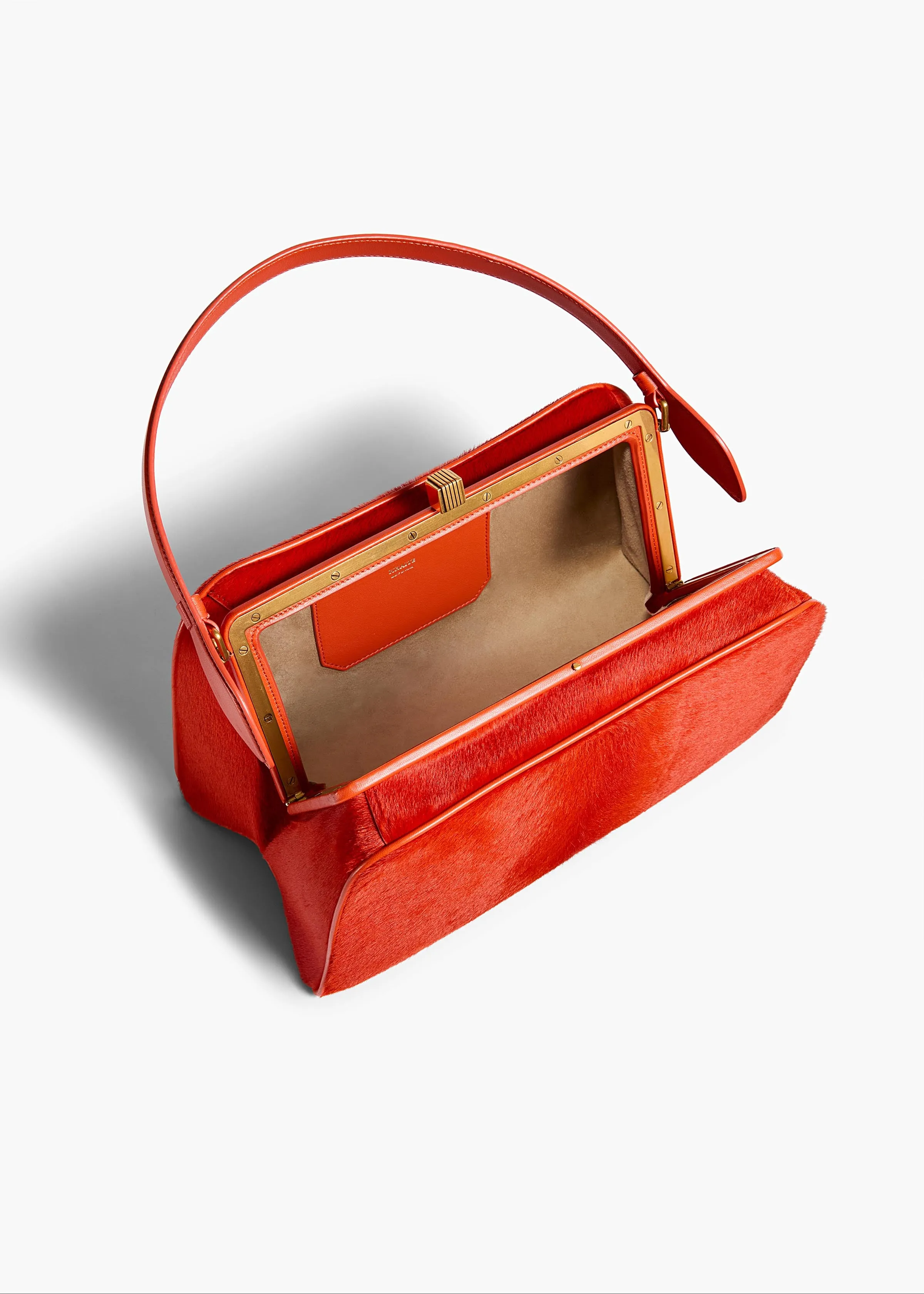 Cate Bag in Persimmon Haircalf sold by KHAITE product image thumbnail 4