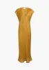 Darby Dress in Dijon sold by KHAITE