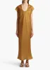 Darby Dress in Dijon sold by KHAITE