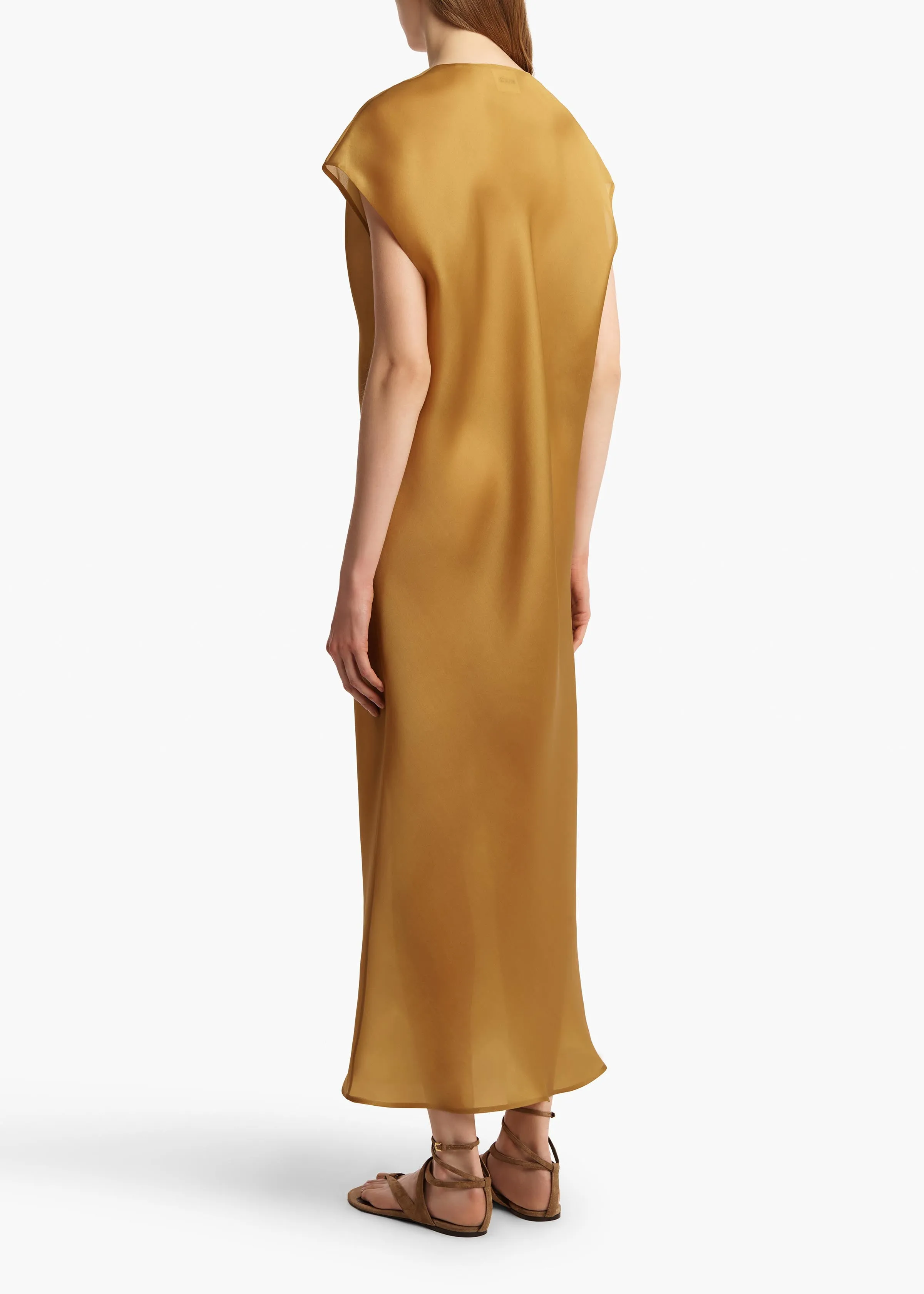 Darby Dress in Dijon sold by KHAITE product image thumbnail 4