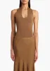 Toto Bodysuit in Carob sold by KHAITE