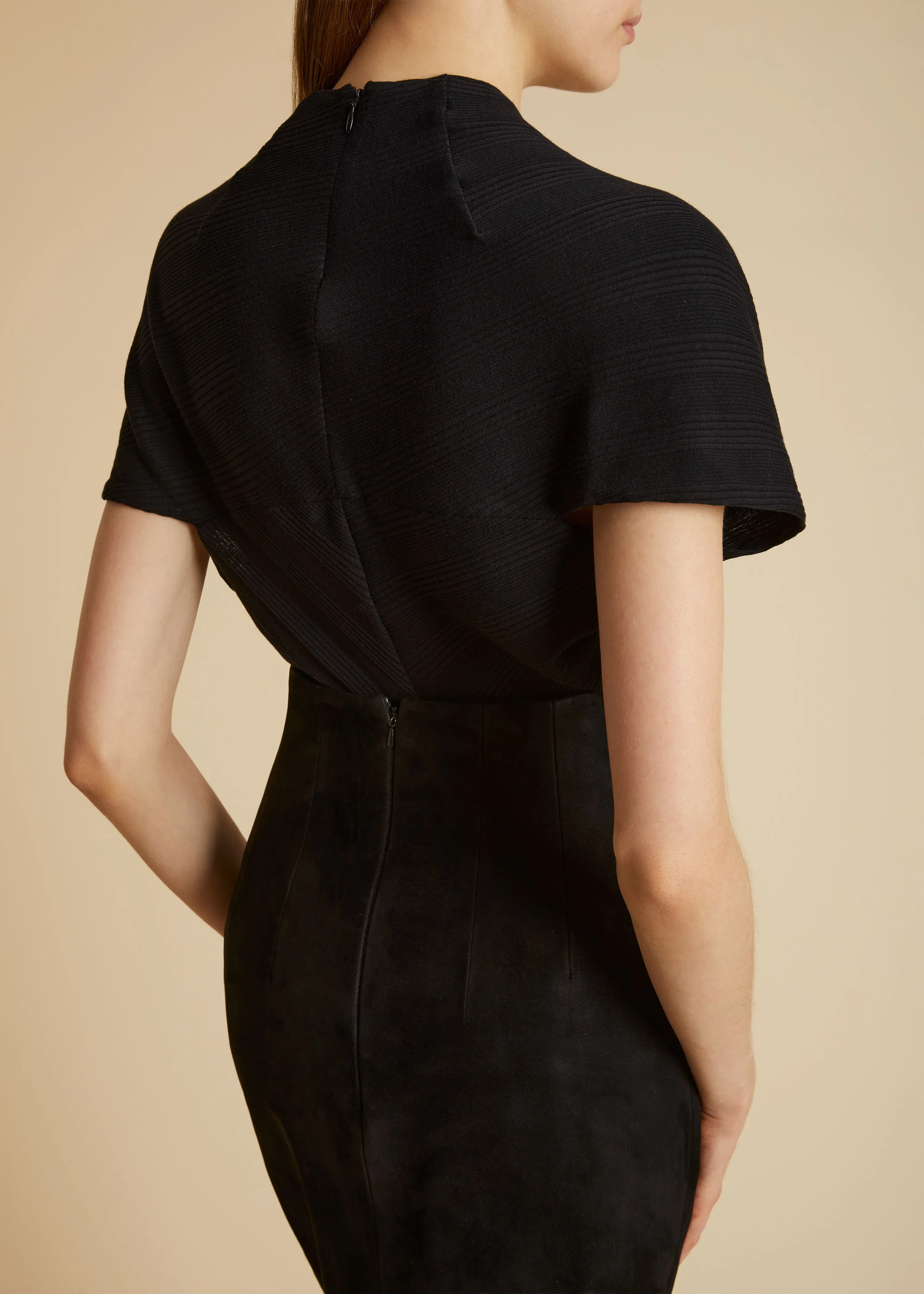 The Helene Top in Black sold by KHAITE product image thumbnail 4