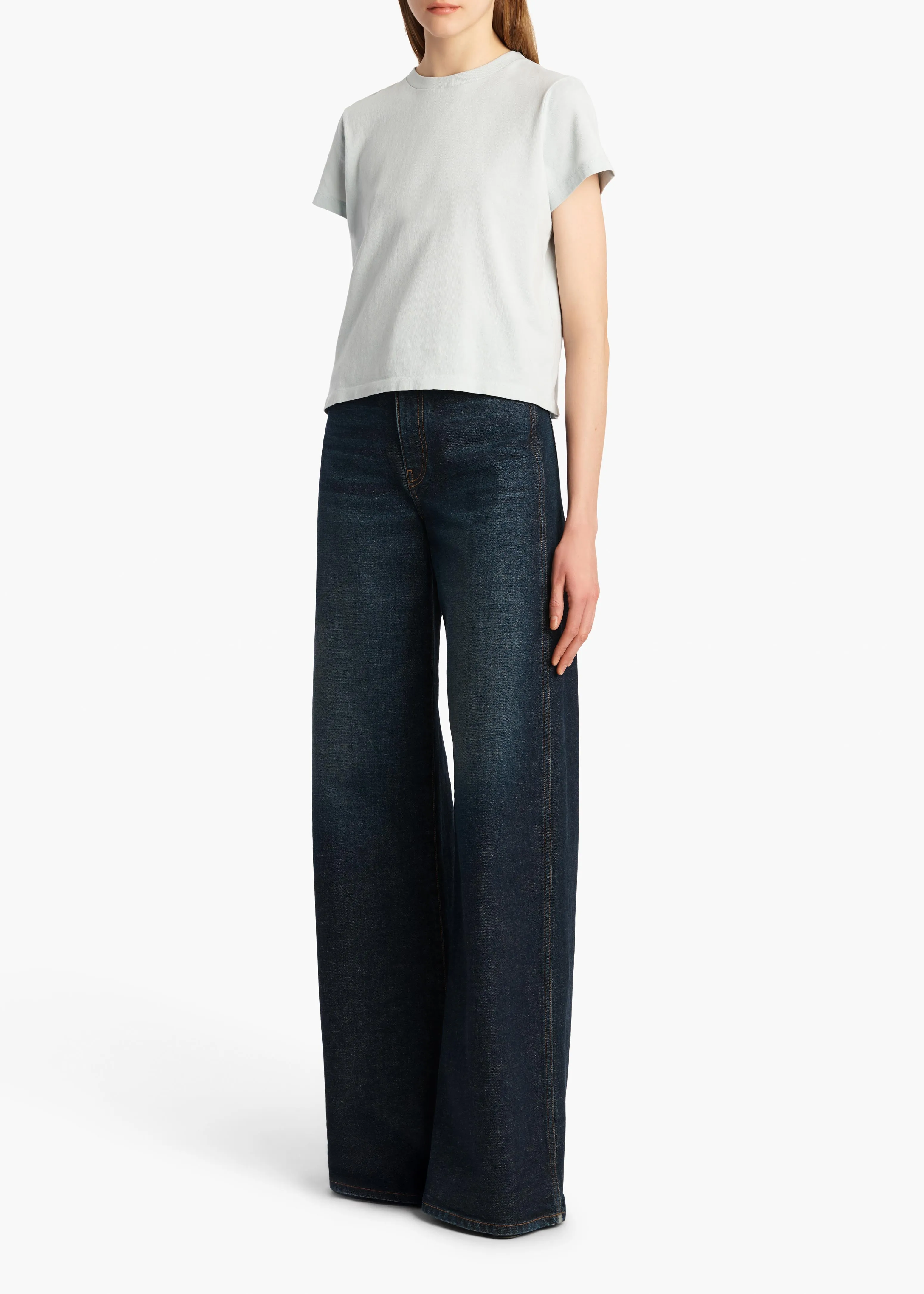 Emmylou T-Shirt in Ice Blue sold by KHAITE product image thumbnail 2