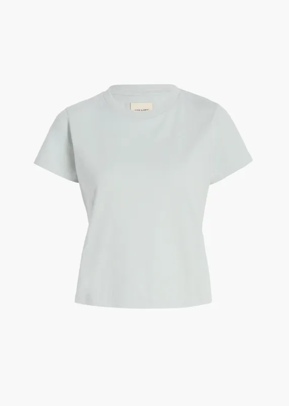 Emmylou T-Shirt in Ice Blue sold by KHAITE