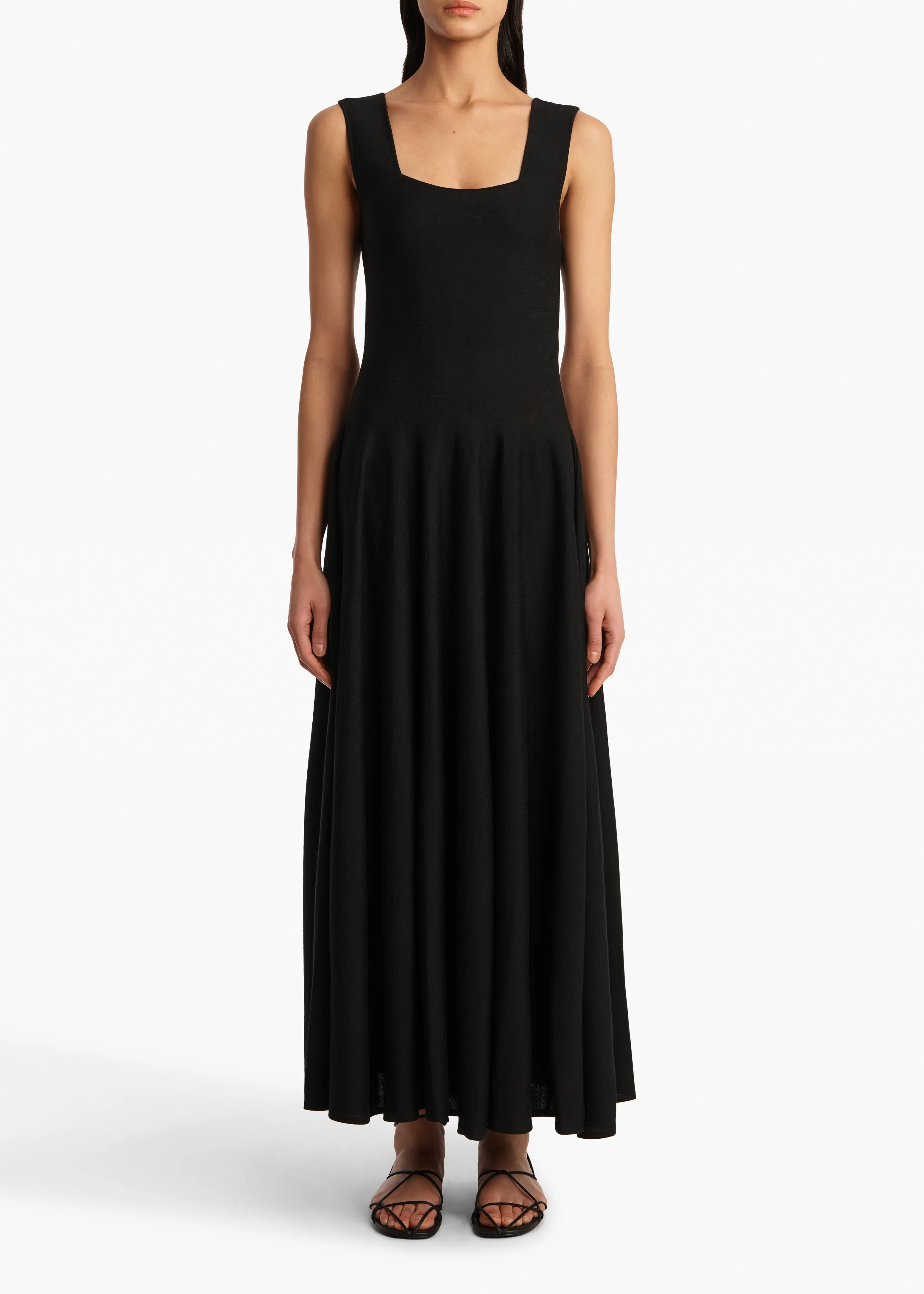 Jodie Dress in Black sold by KHAITE product image thumbnail 3