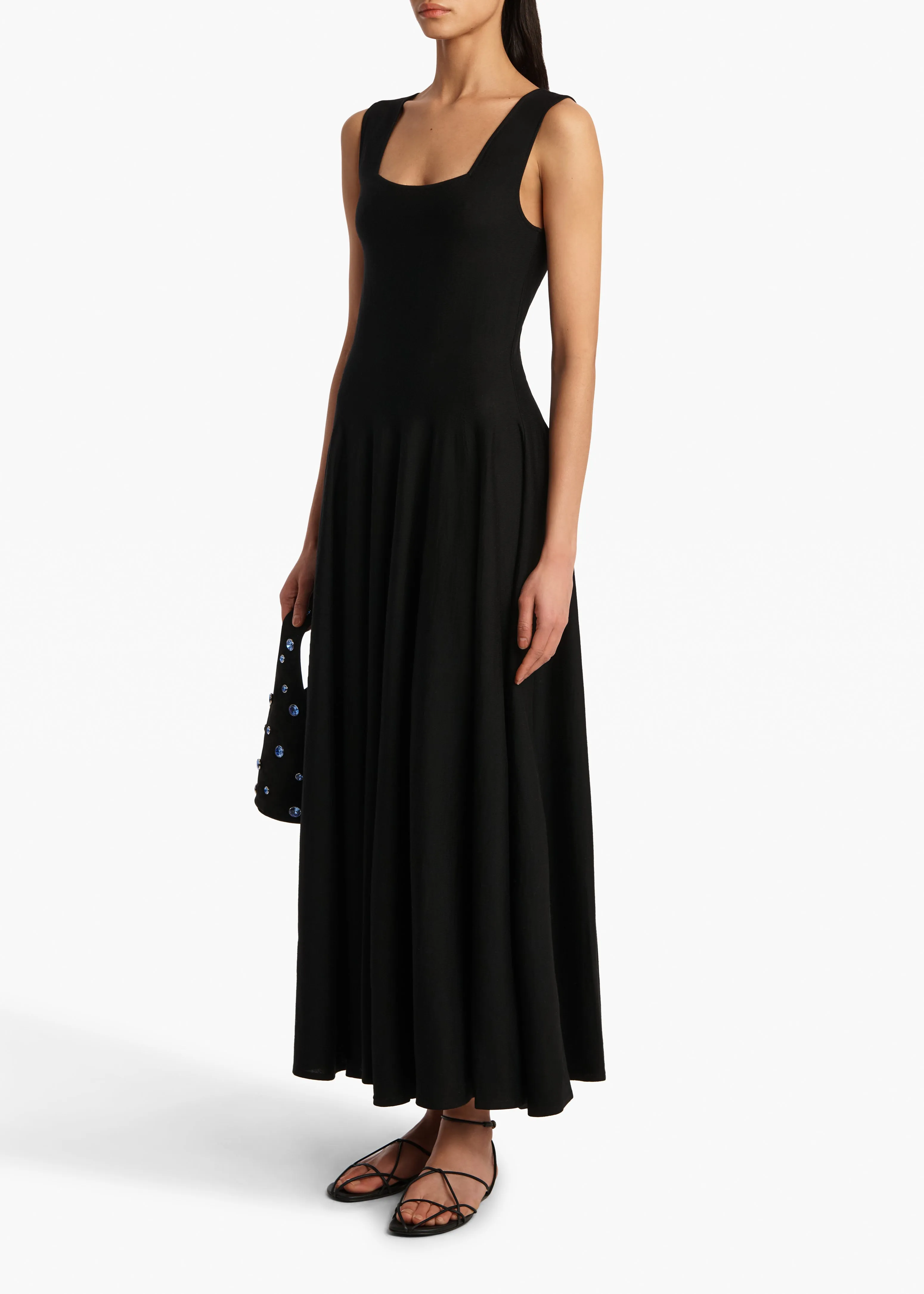 Jodie Dress in Black sold by KHAITE product image thumbnail 2