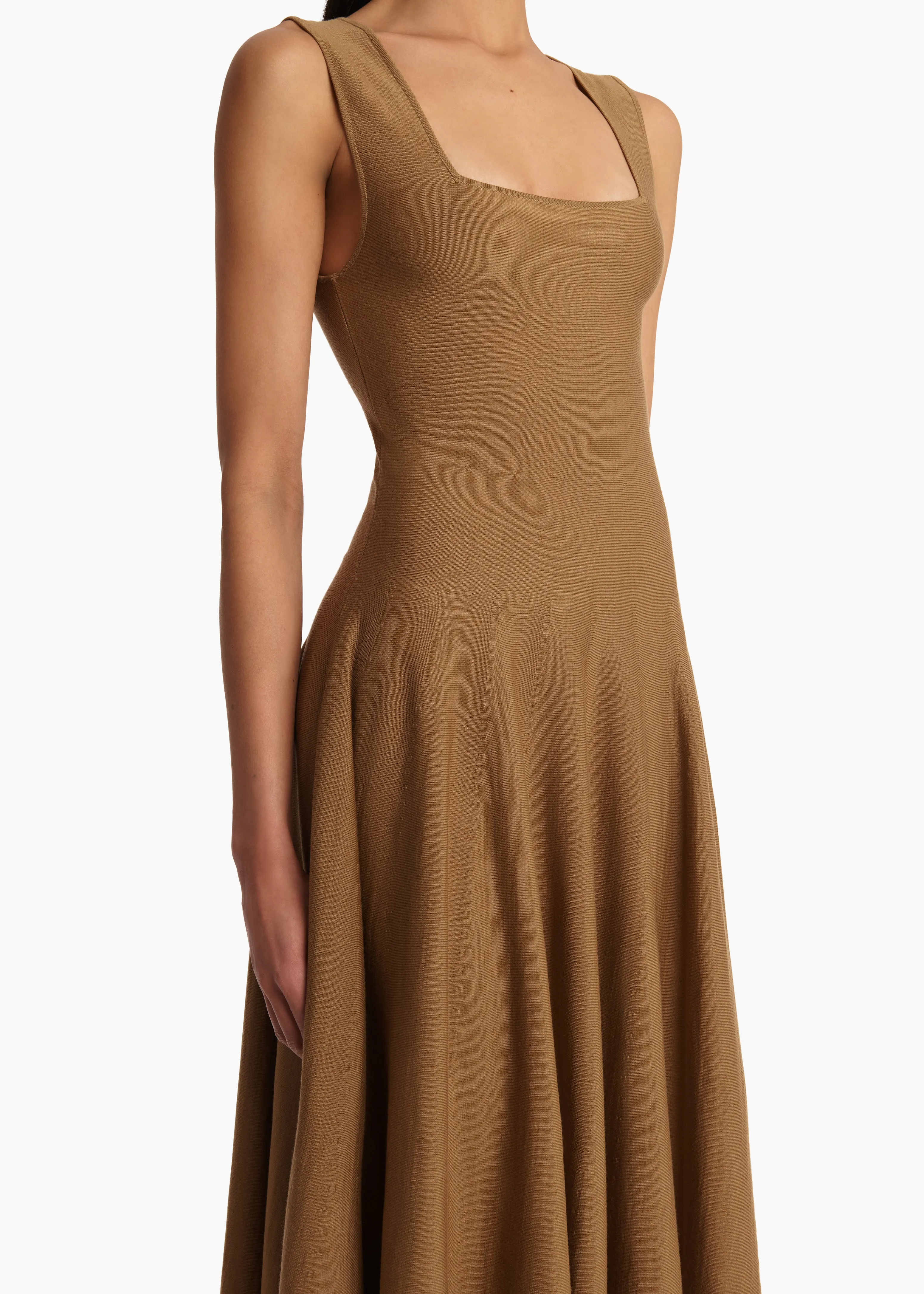 Jodie Dress in Maple sold by KHAITE product image thumbnail 5