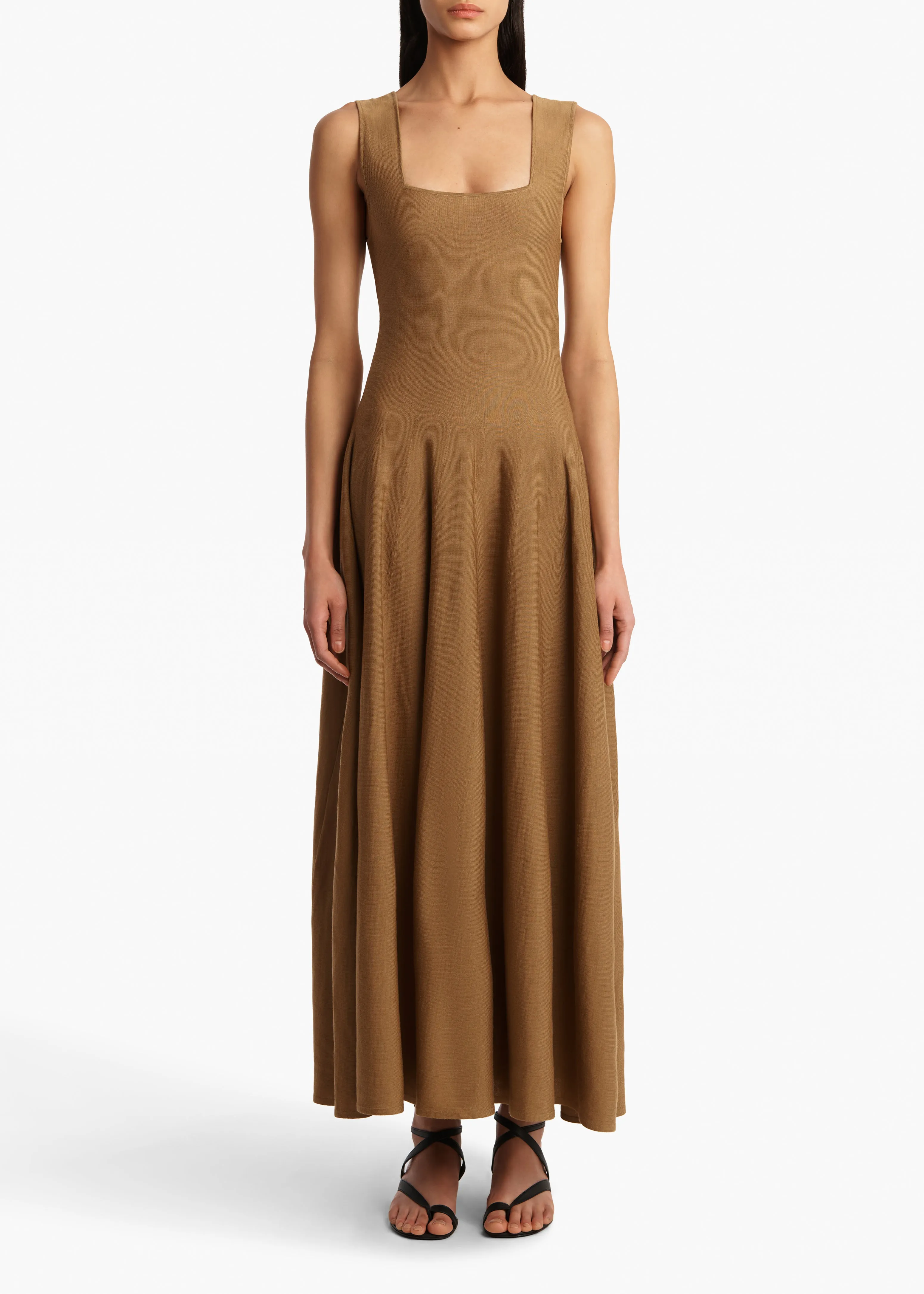 Jodie Dress in Maple sold by KHAITE product image thumbnail 3