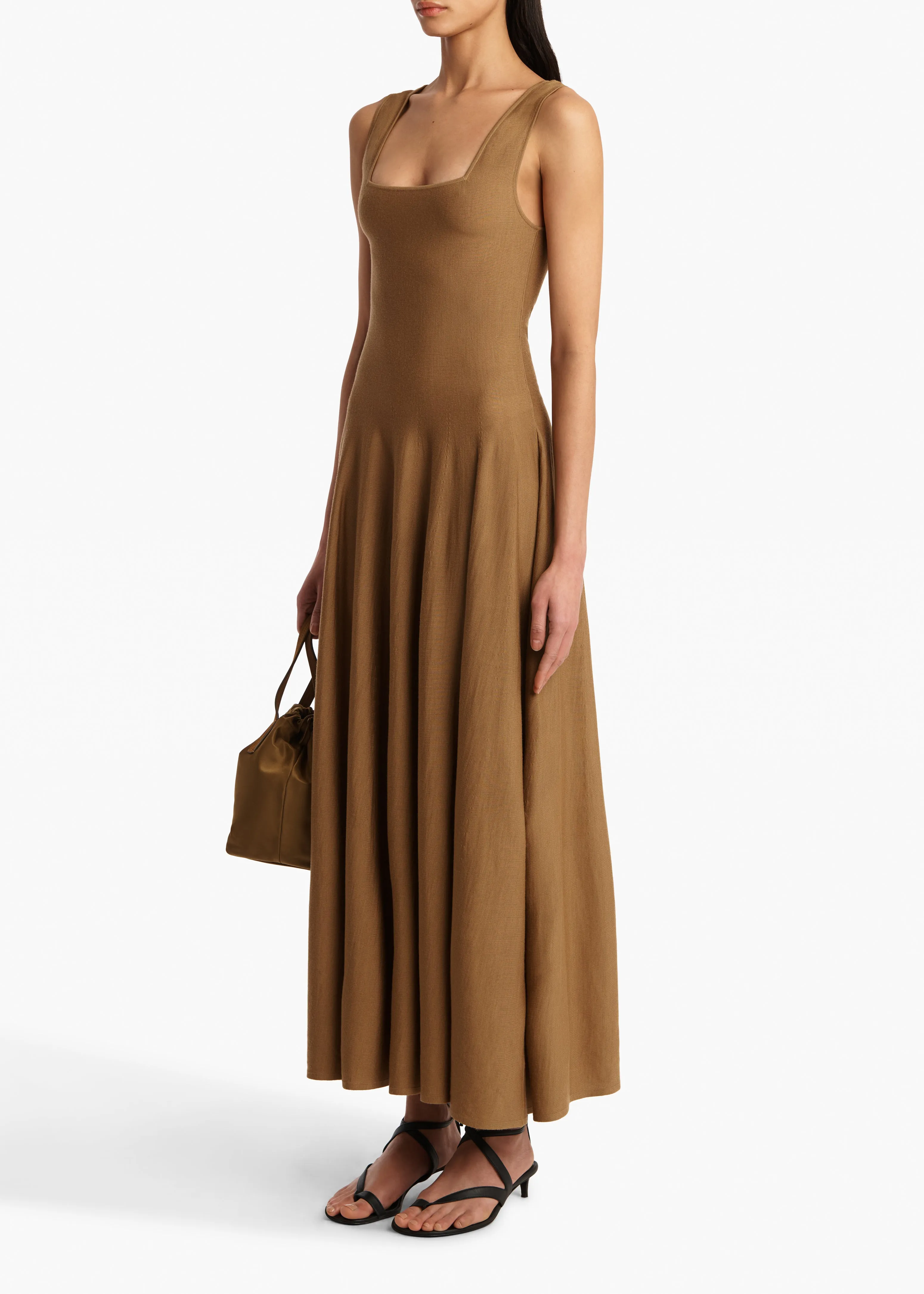Jodie Dress in Maple sold by KHAITE product image thumbnail 2