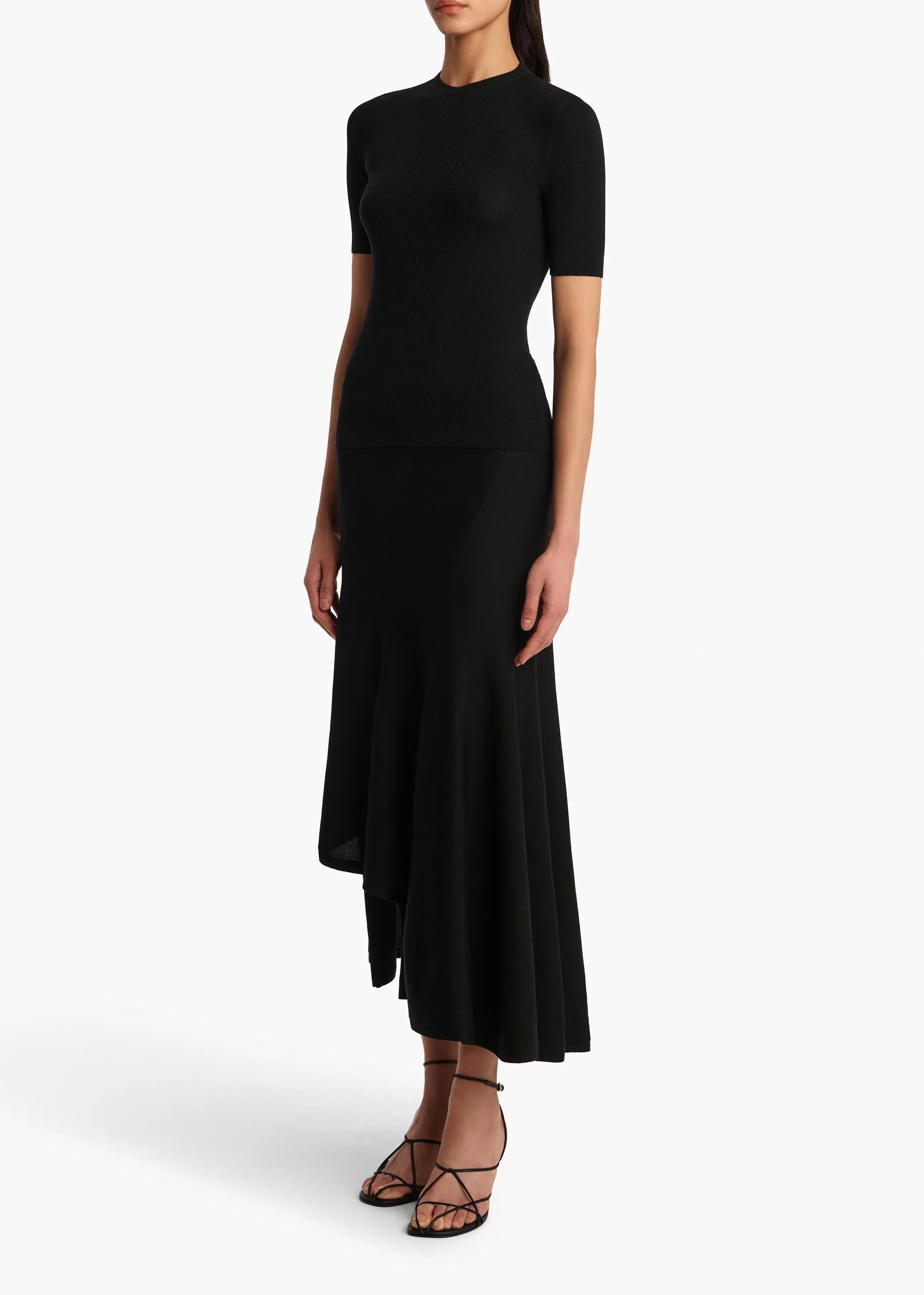 Miranda Skirt in Black sold by KHAITE product image thumbnail 2