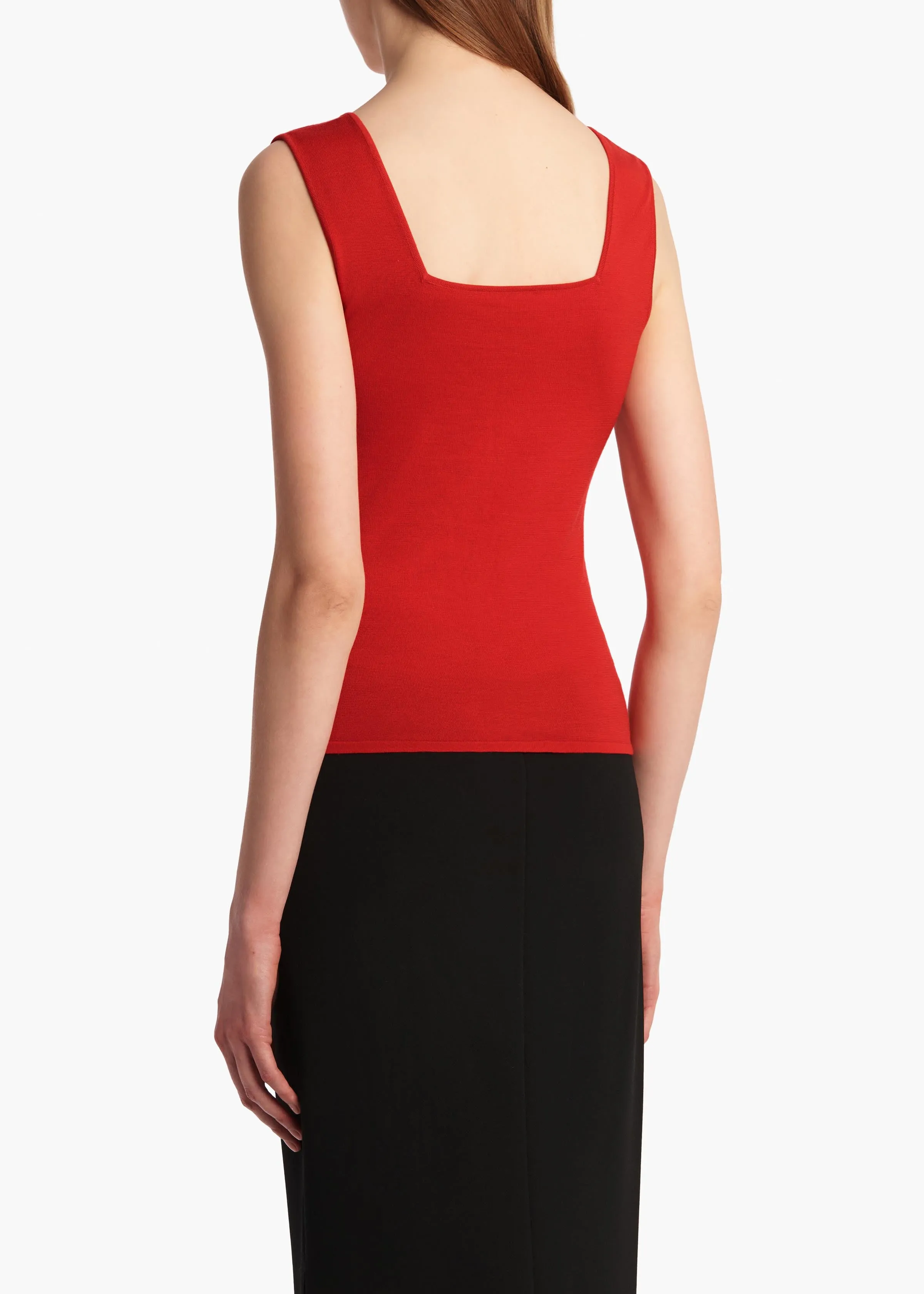 Sani Top in Fire Red sold by KHAITE product image thumbnail 4
