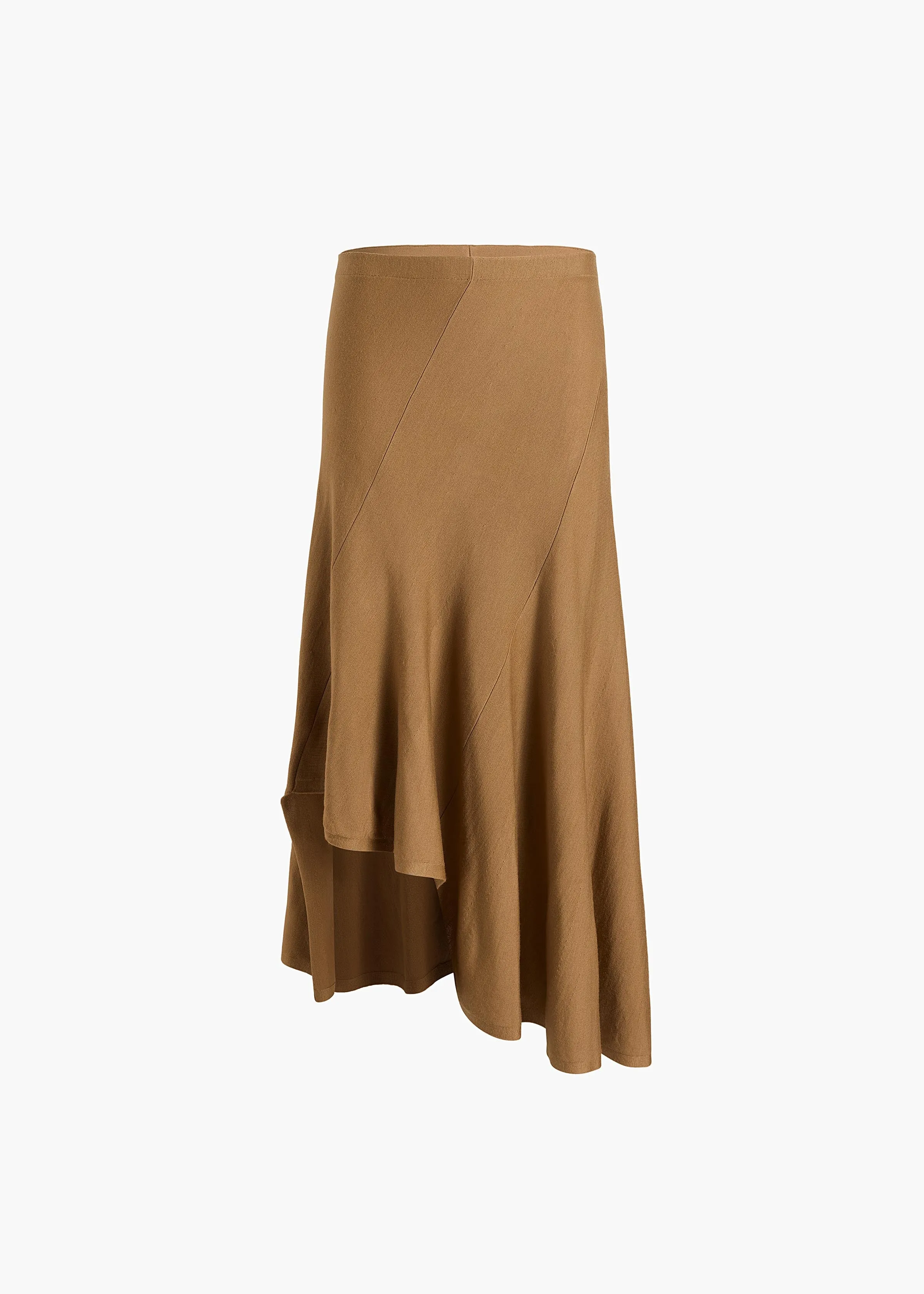 Miranda Skirt in Maple sold by KHAITE