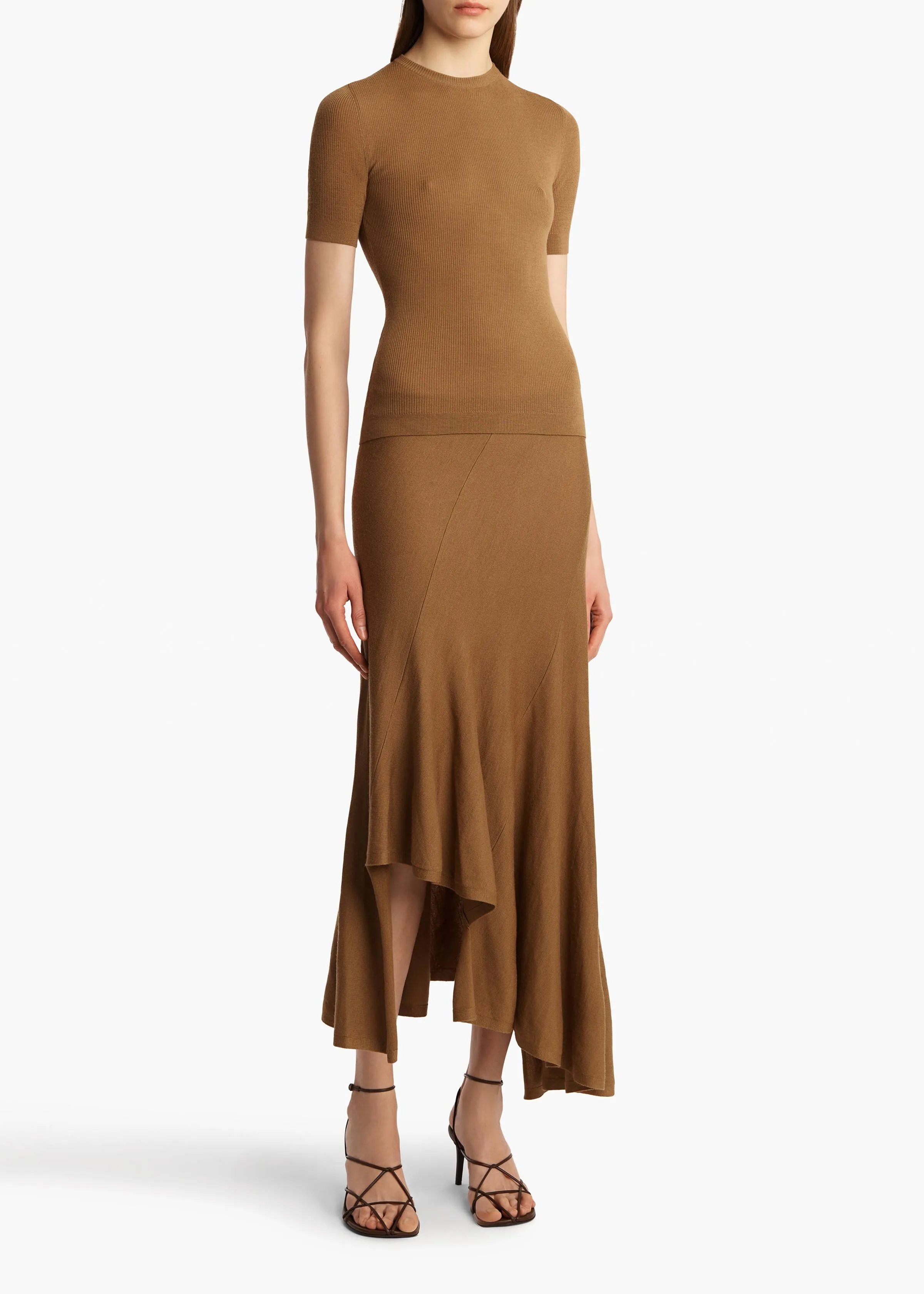 Celina Top in Maple sold by KHAITE product image thumbnail 2