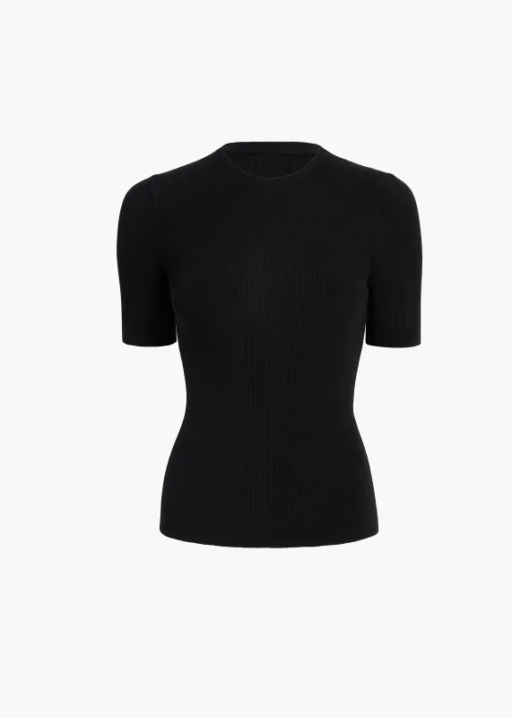 Celina Top in Black sold by KHAITE