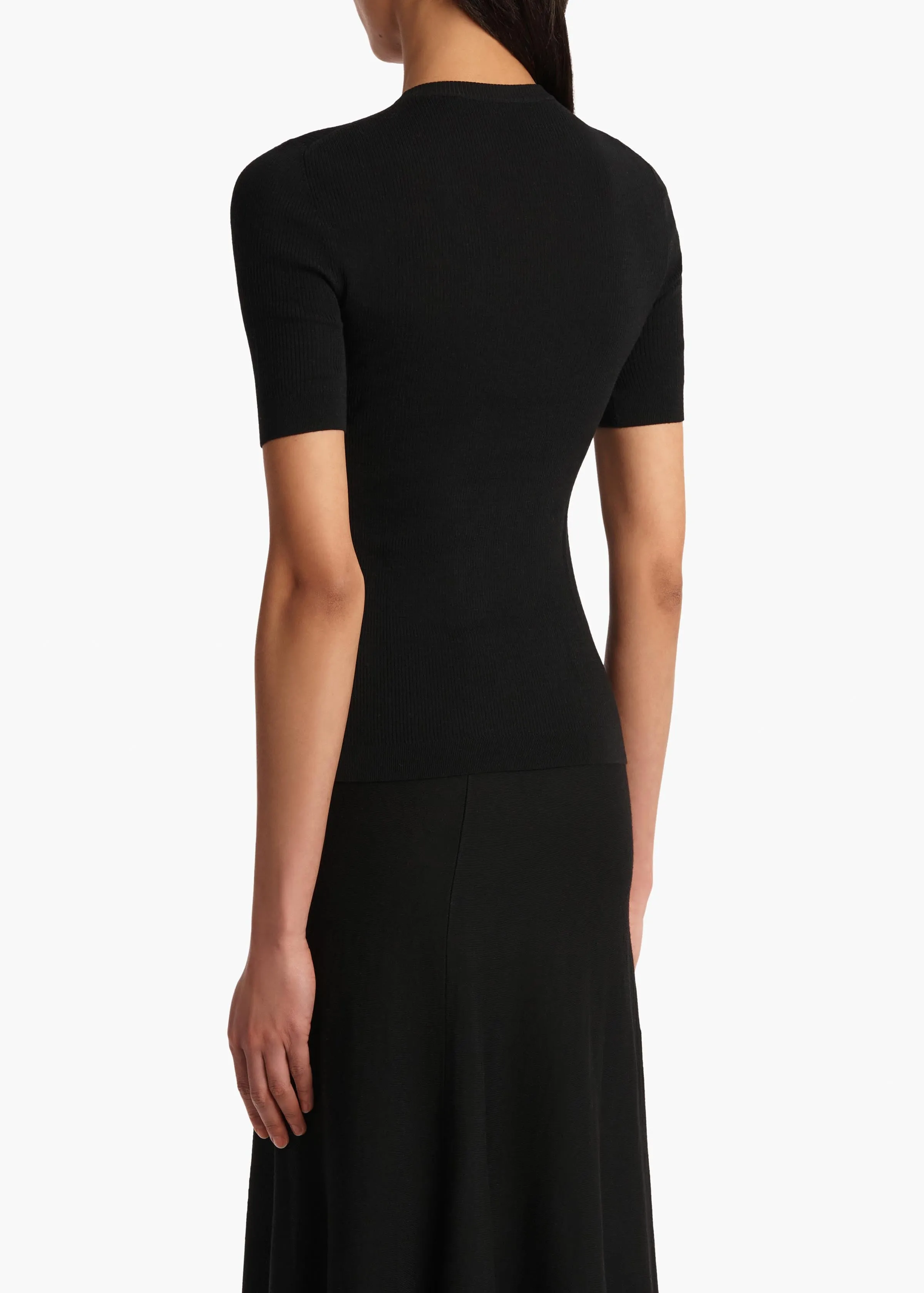 Celina Top in Black sold by KHAITE product image thumbnail 4