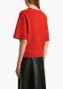 Warren Top in Fire Red sold by KHAITE