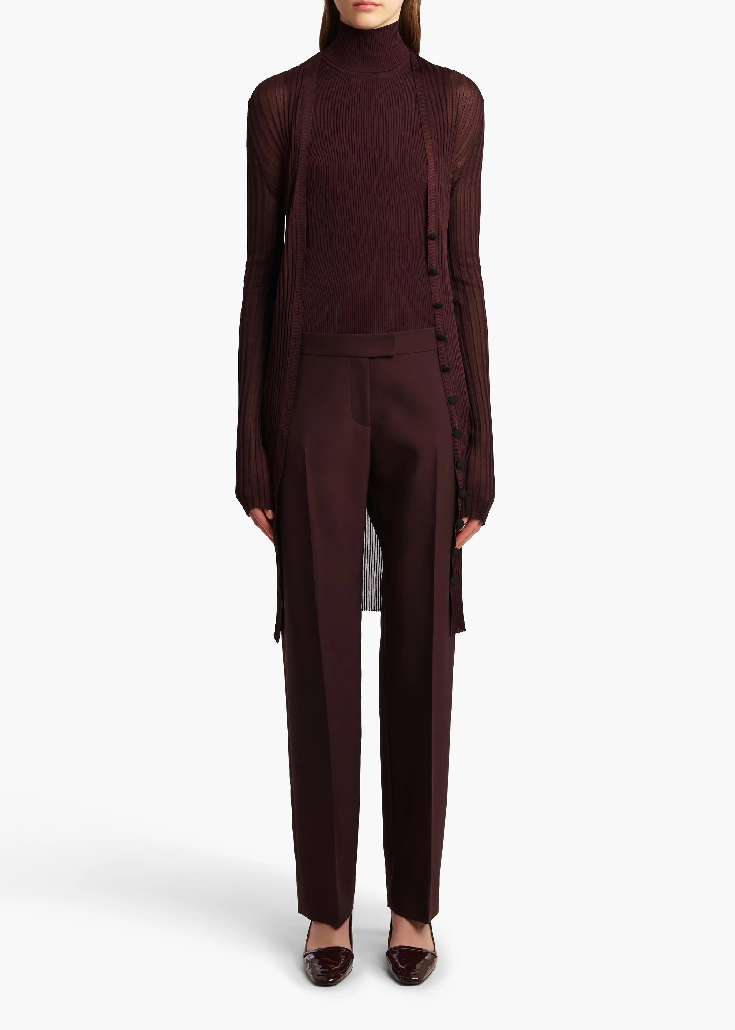 Benita Top in Almandine sold by KHAITE product image thumbnail 2