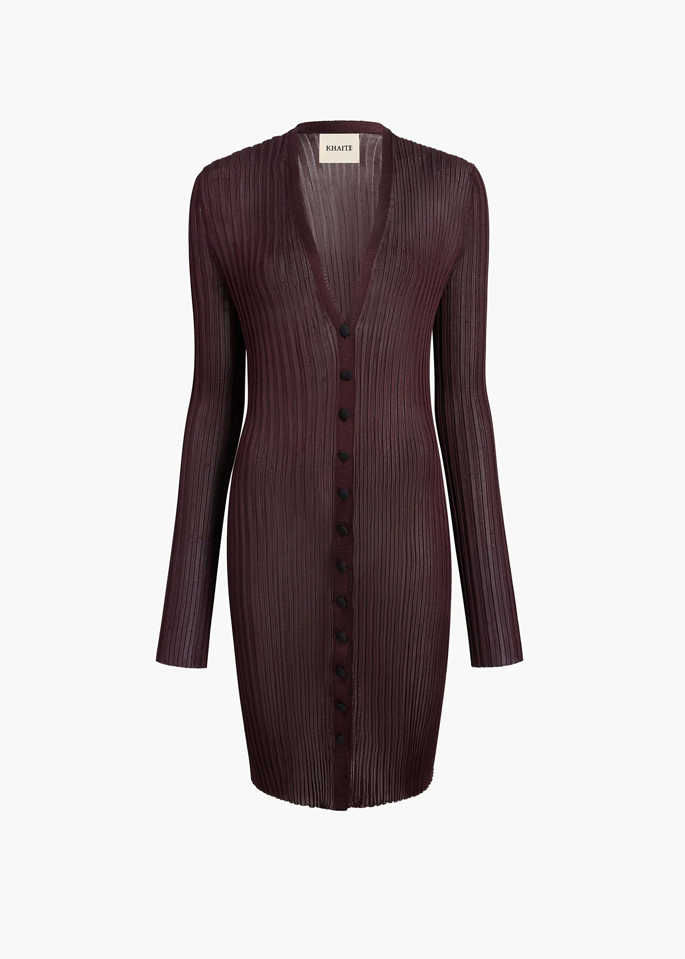 Ramon Cardigan in Almandine sold by KHAITE