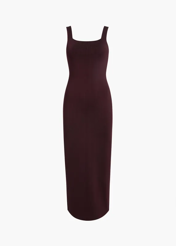 Dixi Dress in Almandine sold by KHAITE