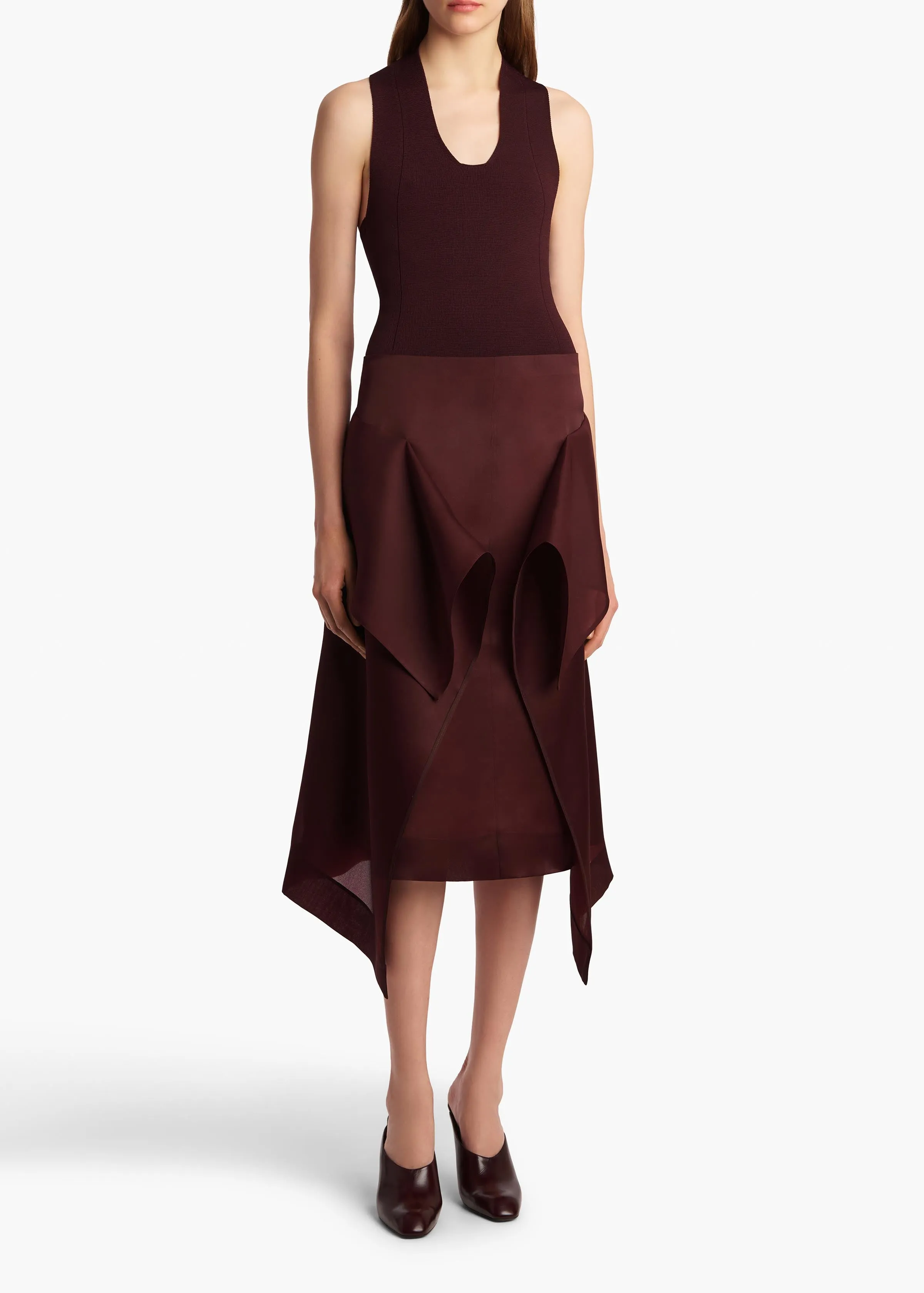 Toto Bodysuit in Almandine sold by KHAITE product image thumbnail 2