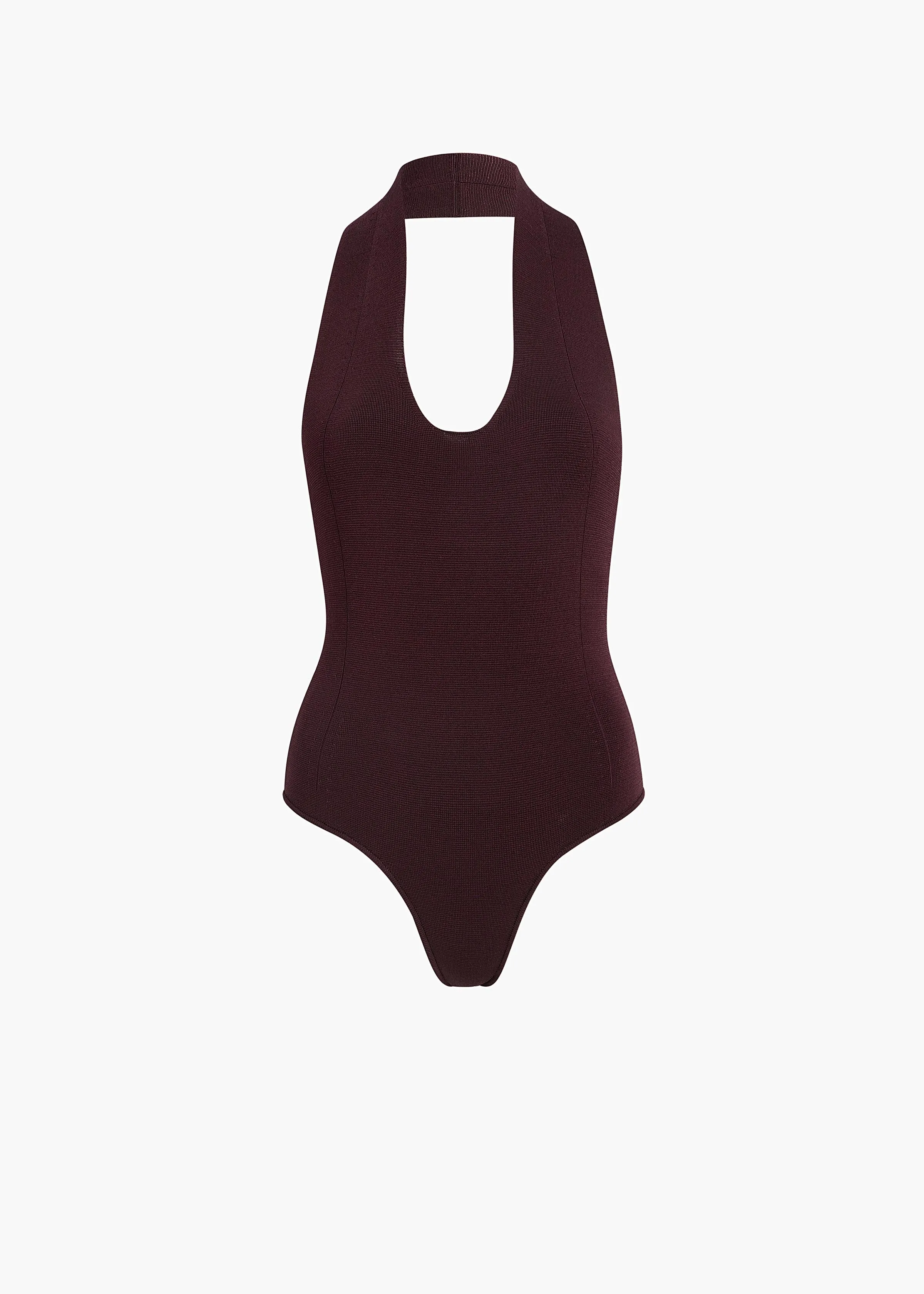 Toto Bodysuit in Almandine sold by KHAITE
