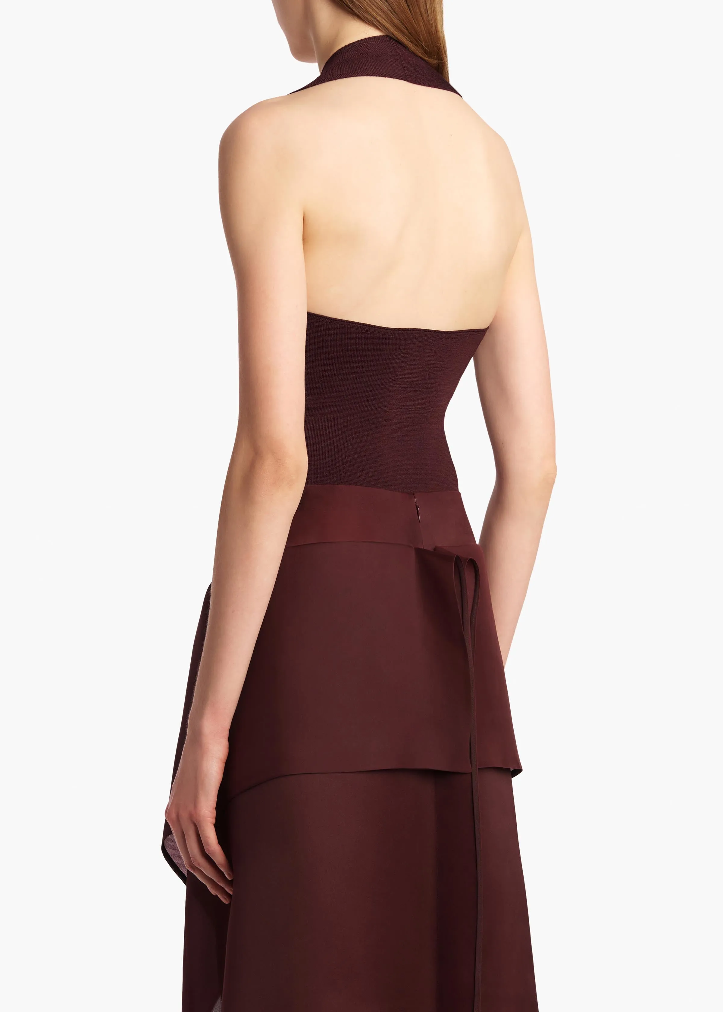 Toto Bodysuit in Almandine sold by KHAITE product image thumbnail 4