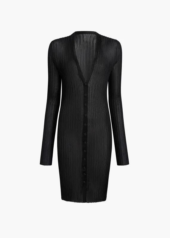 Ramon Cardigan in Black made by KHAITE