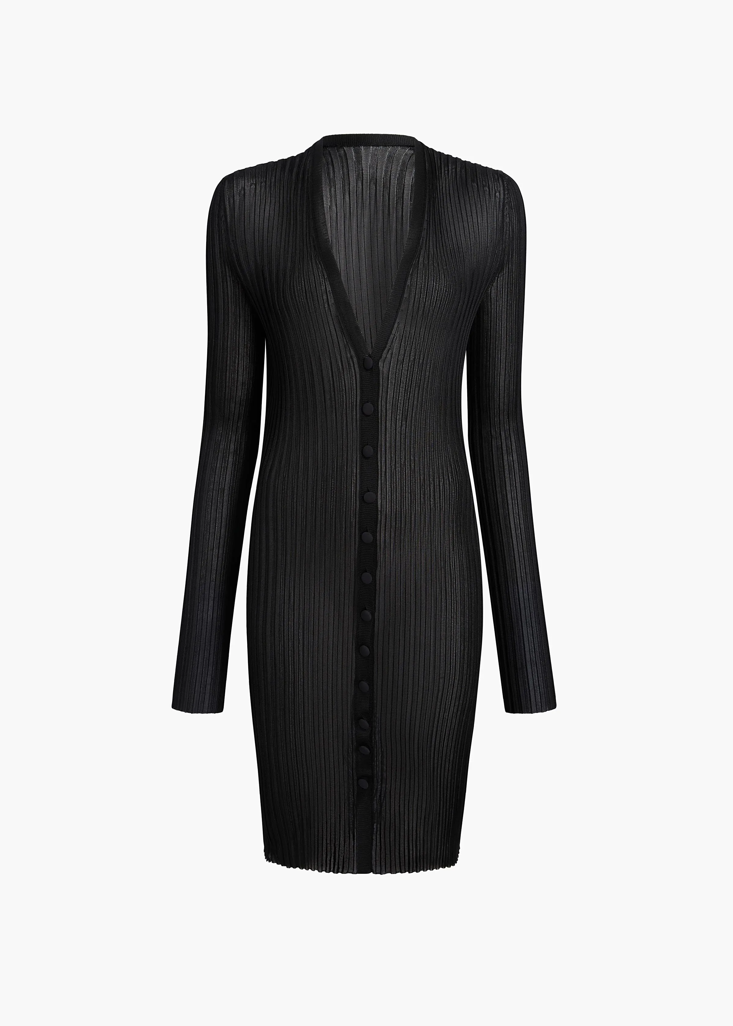 Ramon Cardigan in Black sold by KHAITE