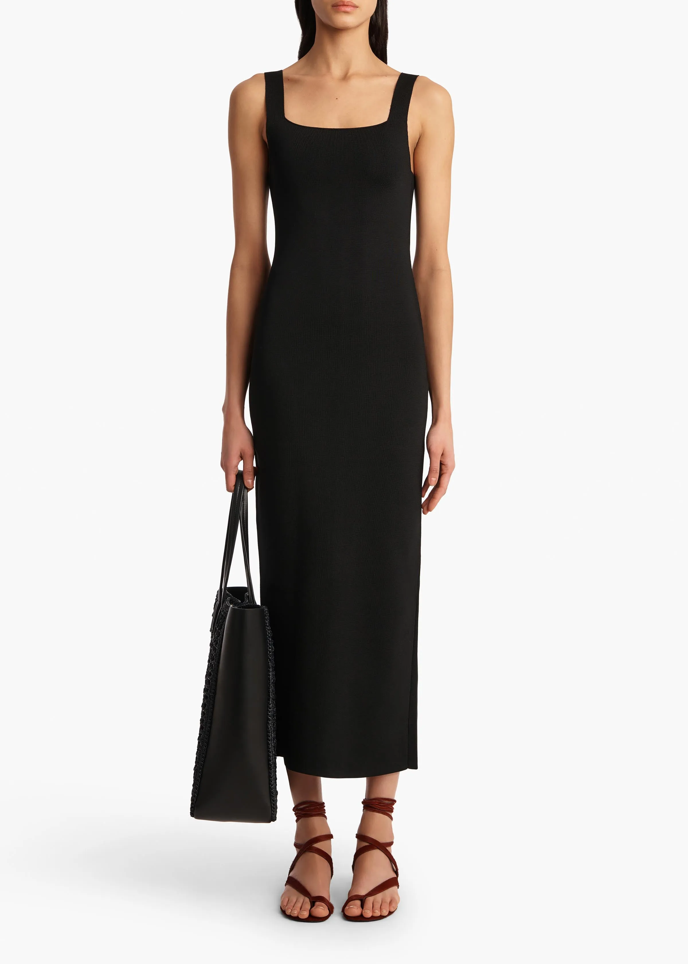 Dixi Dress in Black sold by KHAITE product image thumbnail 2