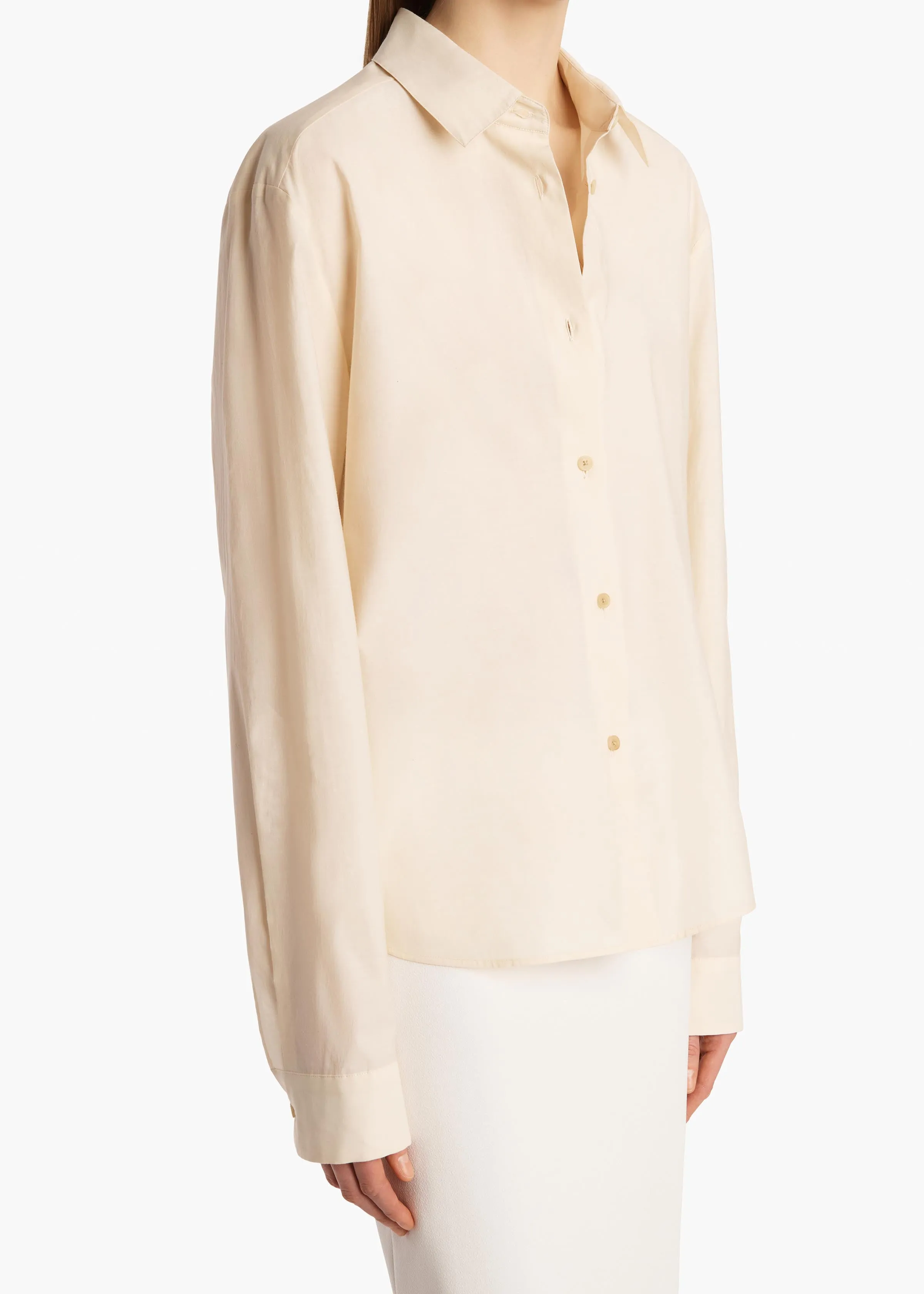 Argo Top in Bone sold by KHAITE product image thumbnail 5