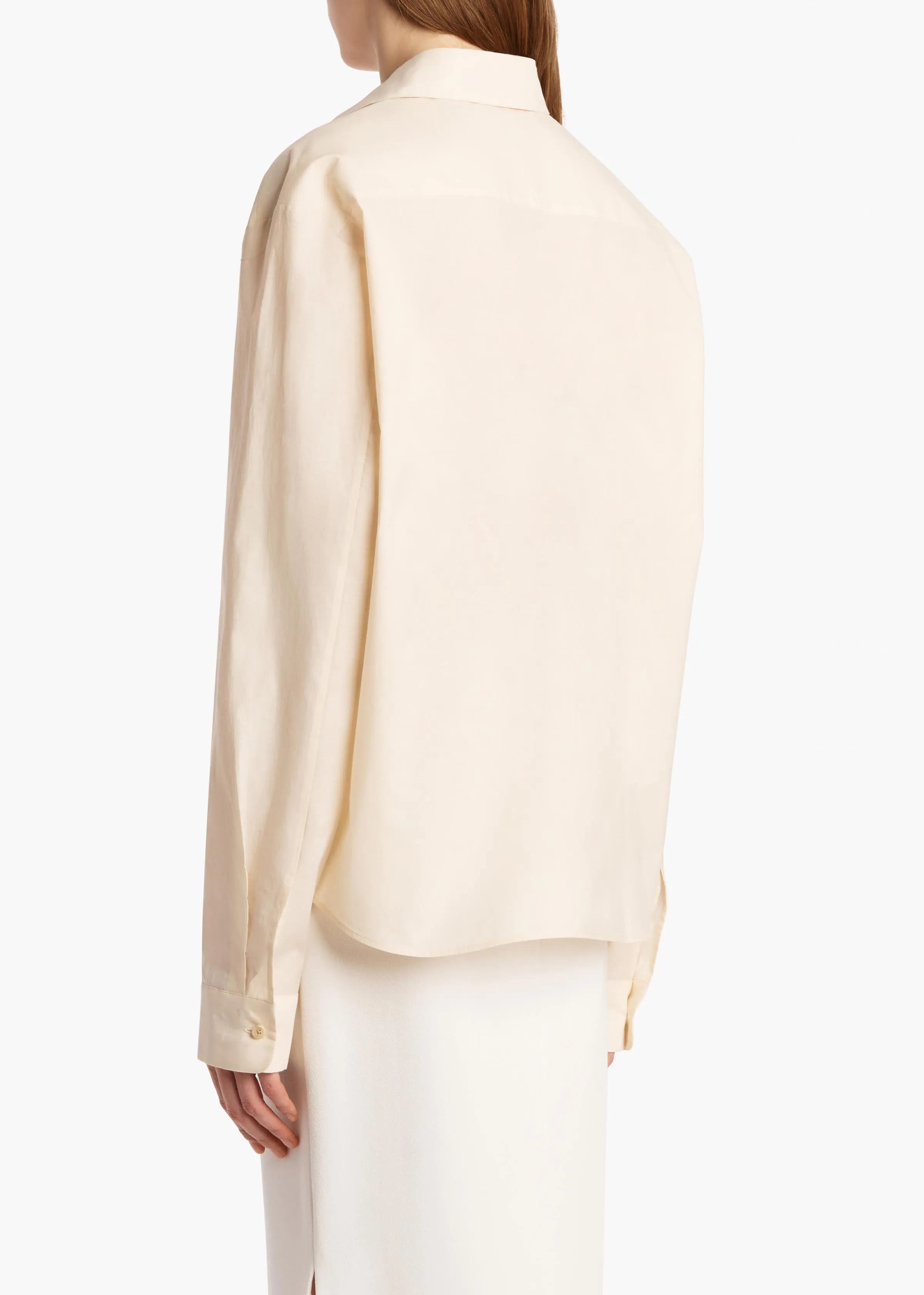 Argo Top in Bone sold by KHAITE product image thumbnail 4