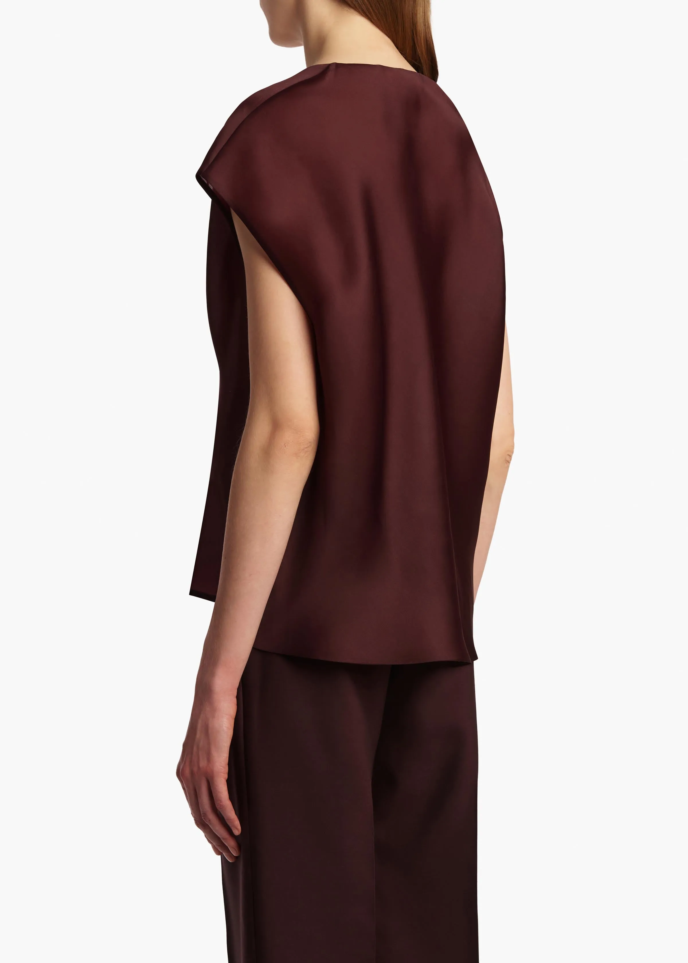 Barbo Top in Almandine sold by KHAITE product image thumbnail 4